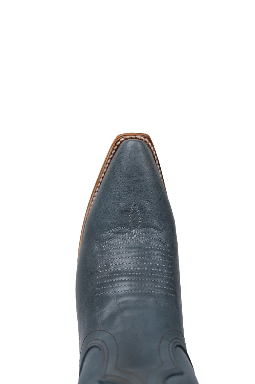 Perla Tall Wide Calf Snip Toe Cowgirl Boot - Image 11
