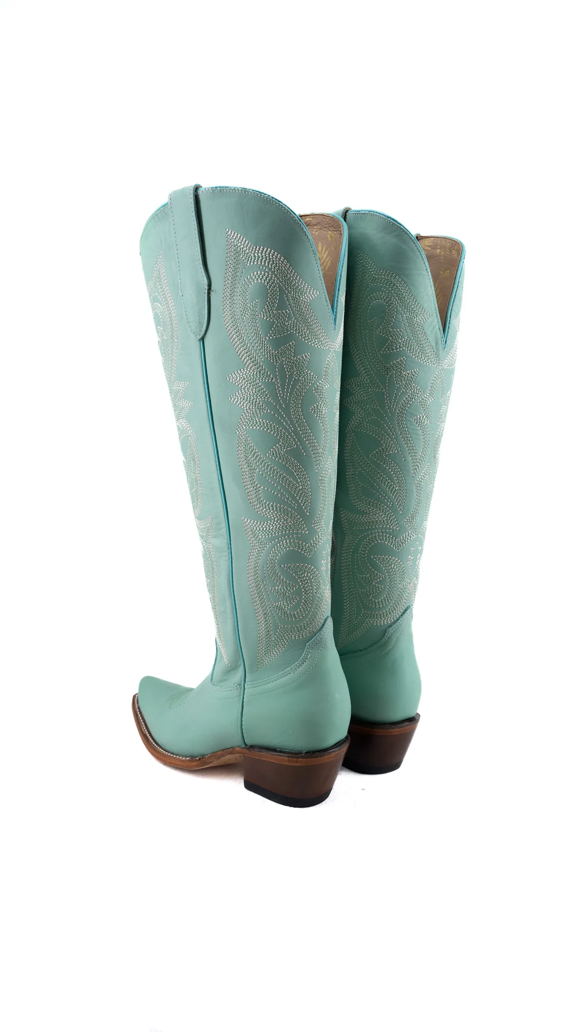 Perla Tall Wide Calf Snip Toe Cowgirl Boot - Image 14