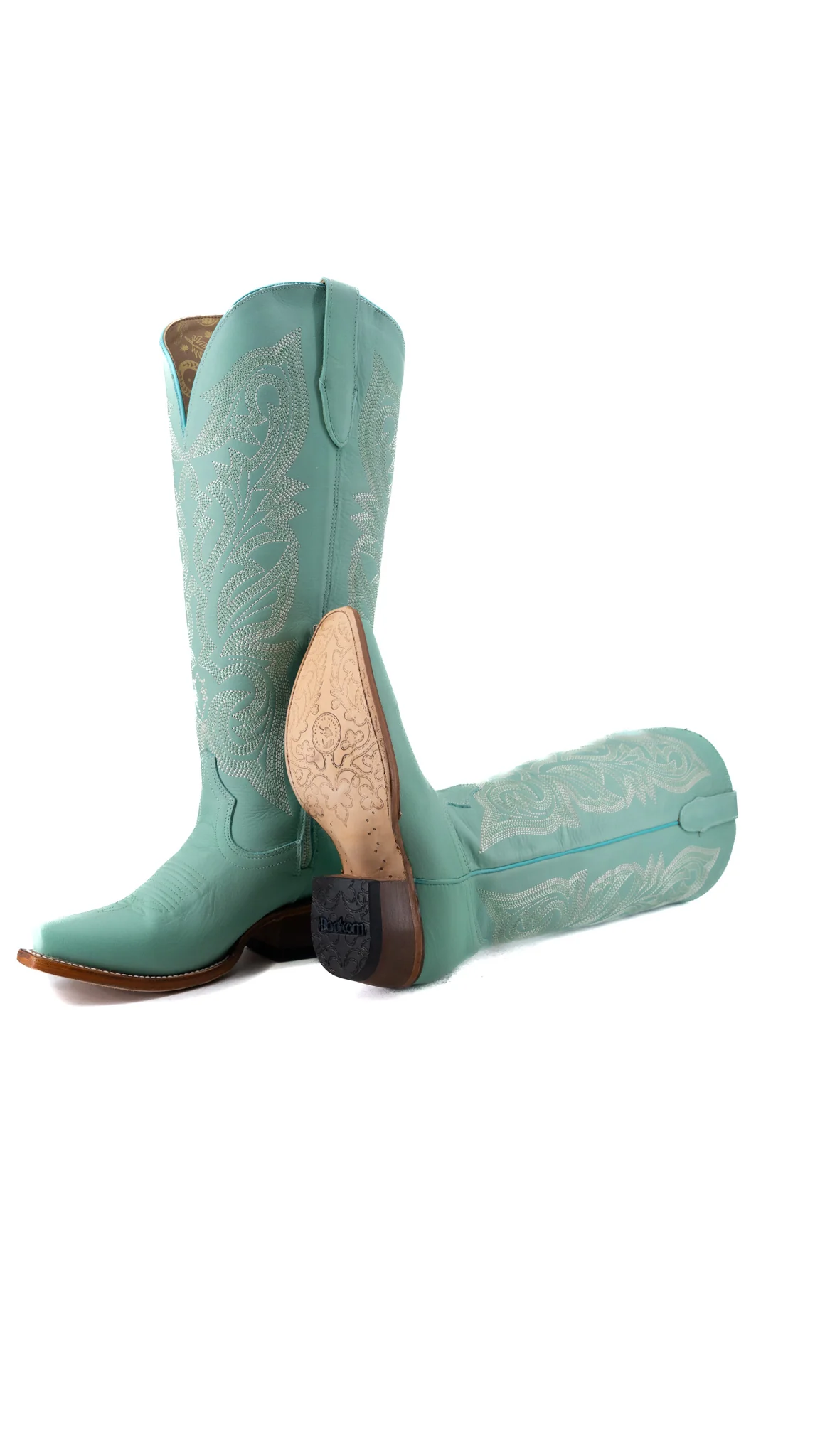 Perla Tall Wide Calf Snip Toe Cowgirl Boot - Image 15