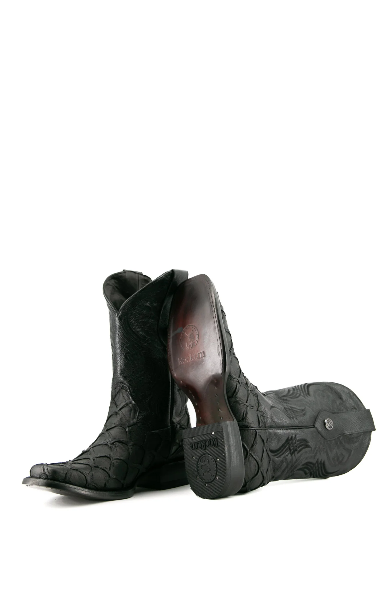 Clone Fish Pirarucu Rodeo Cowboy Boot - Image 9