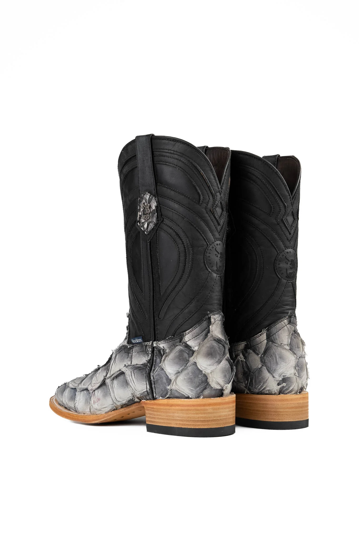 King Ranch Pirarucu Exotic Square Toe Cowboy Boot - Image 13