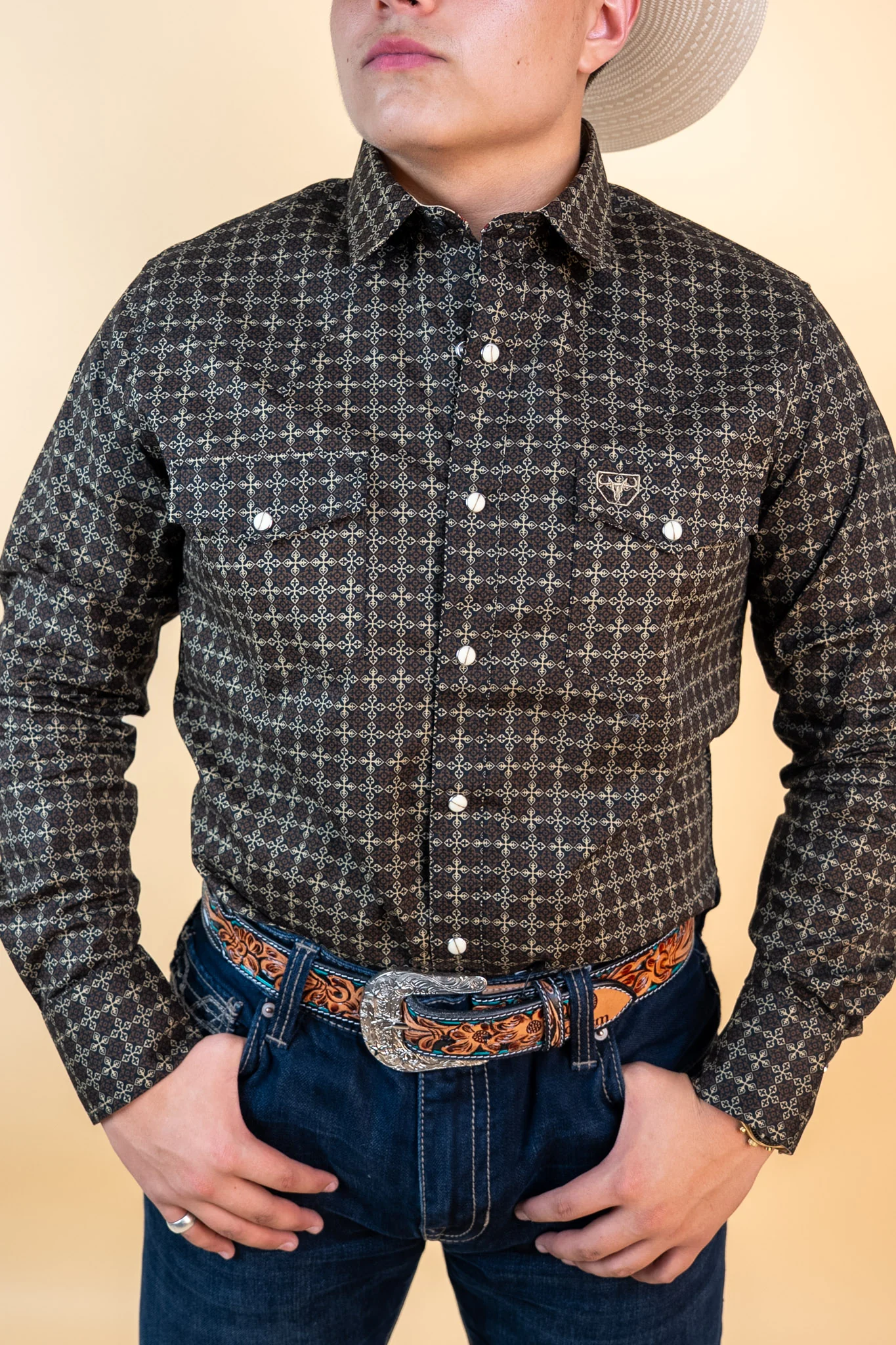 Platini Long Sleeve Chris Braswell Pearl Snap - Image 3