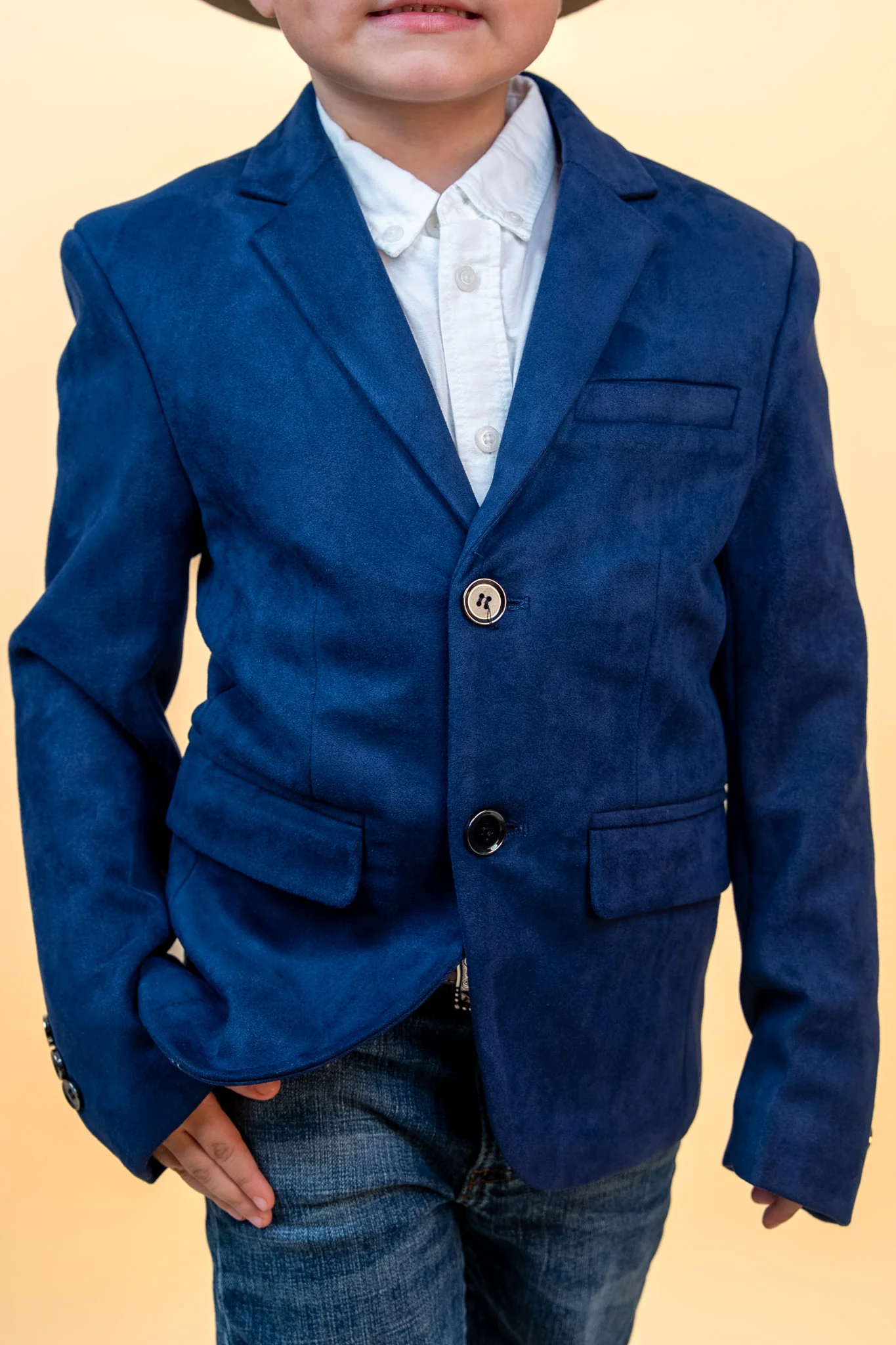 Platini Kids Teddy Suede Blazer - Image 3