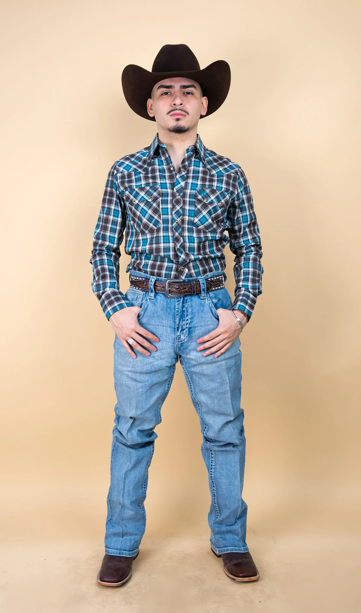 Platini Long Sleeve Farmer Pearl Snap - Image 4