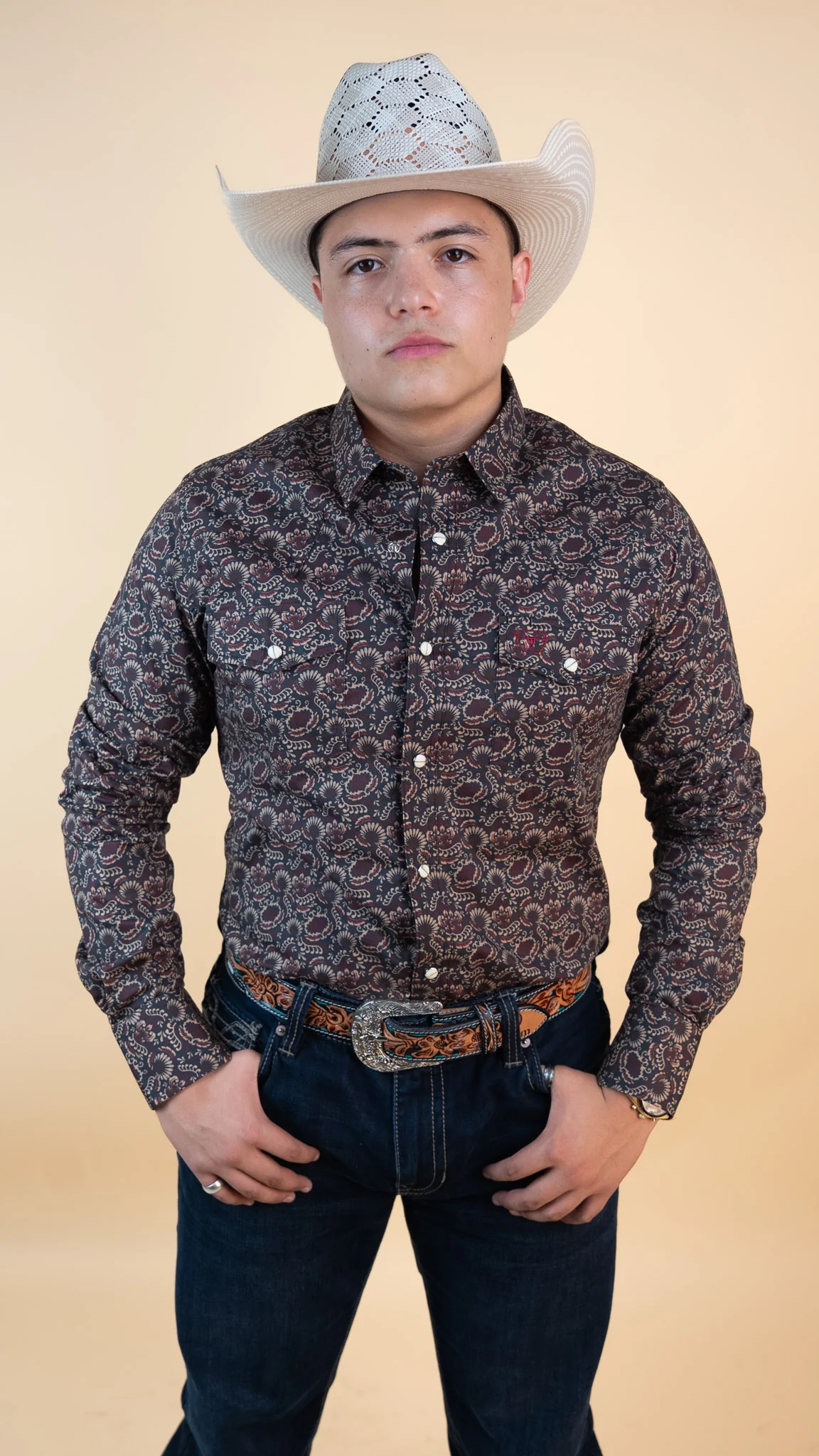 Platini Long Sleeve Haason Pearl Snap - Image 4
