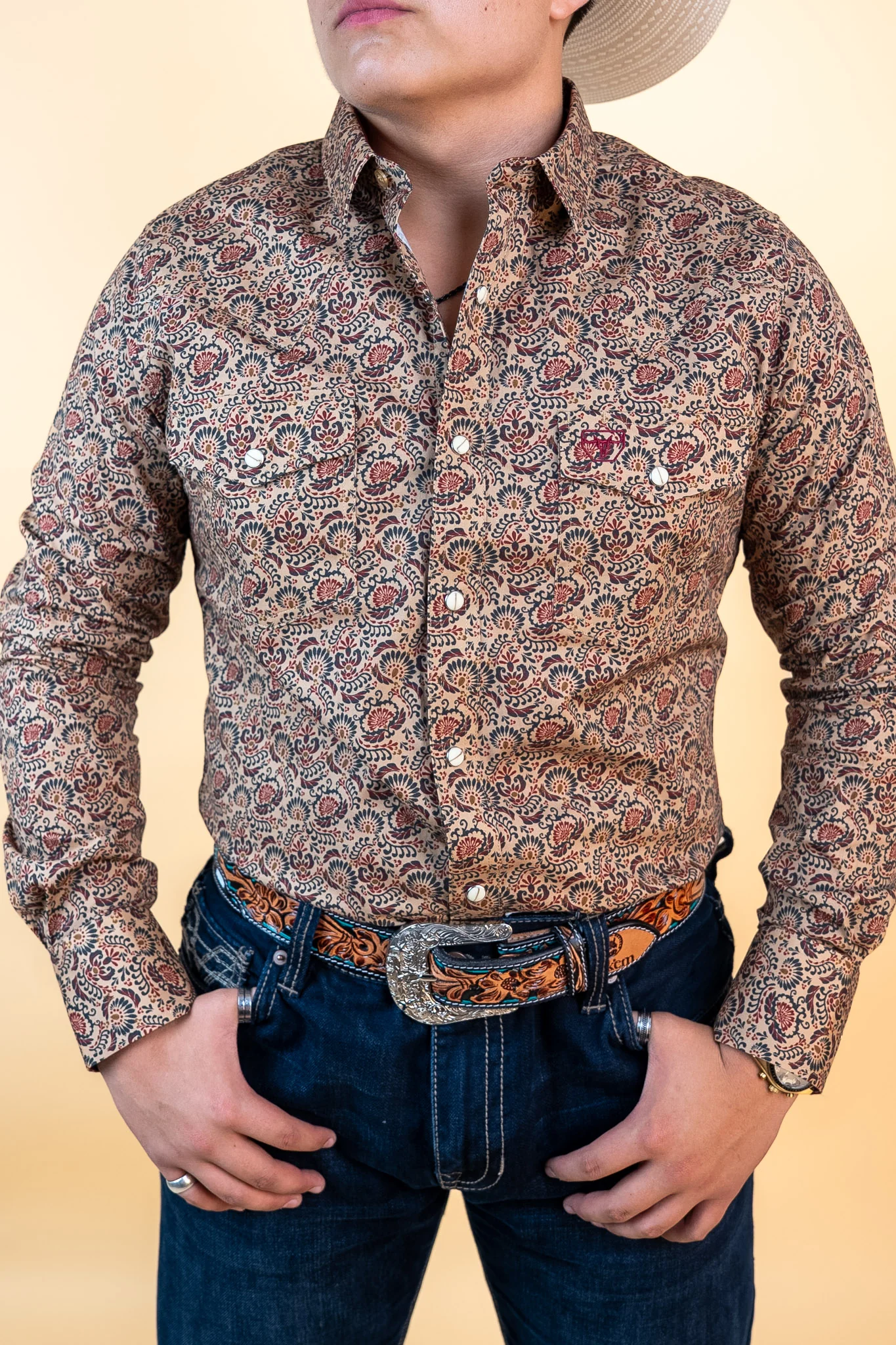 Platini Long Sleeve Haason Pearl Snap - Image 7