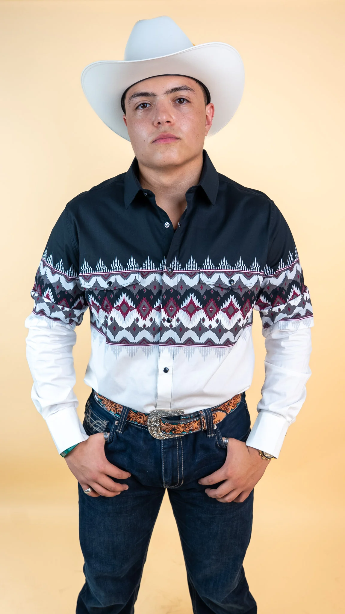 Platini Long Sleeve Lorenz Pearl Snap - Image 12