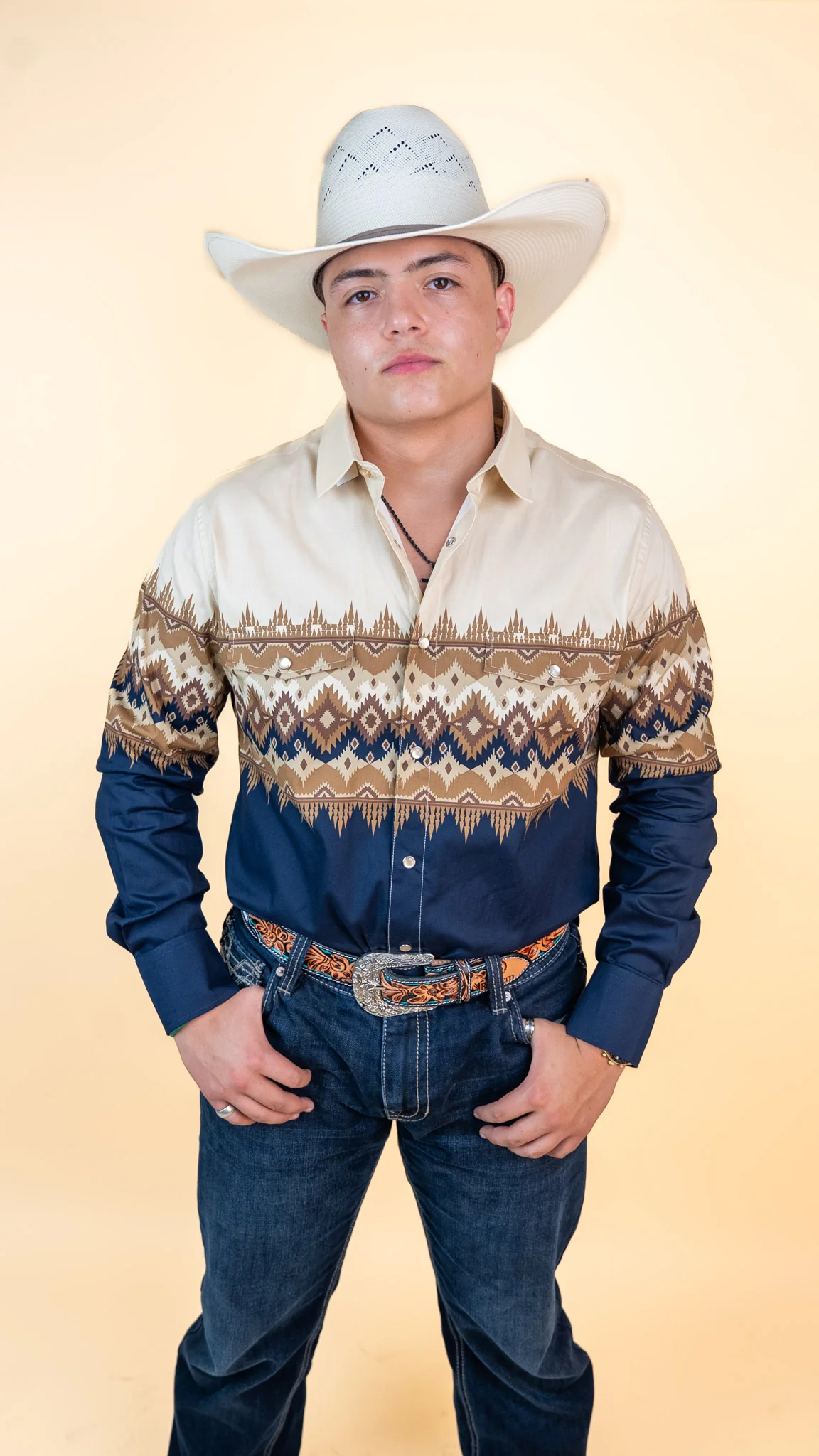 Platini Long Sleeve Lorenz Pearl Snap - Image 4