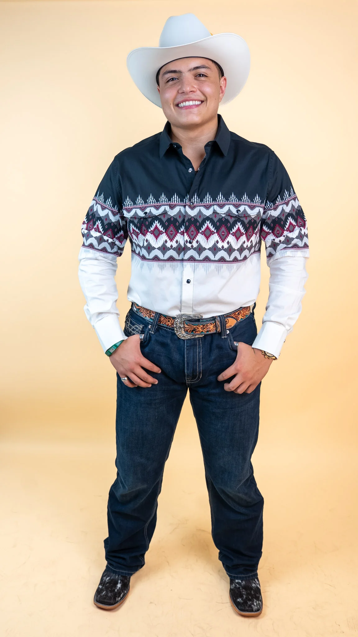 Platini Long Sleeve Lorenz Pearl Snap - Image 9