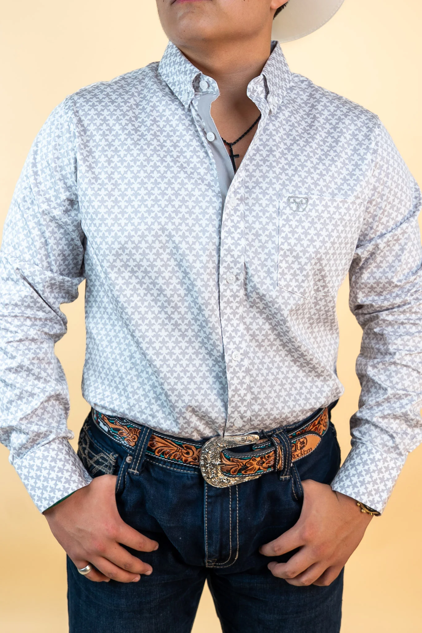 Platini Long Sleeve Morrison Button-Up - Image 3