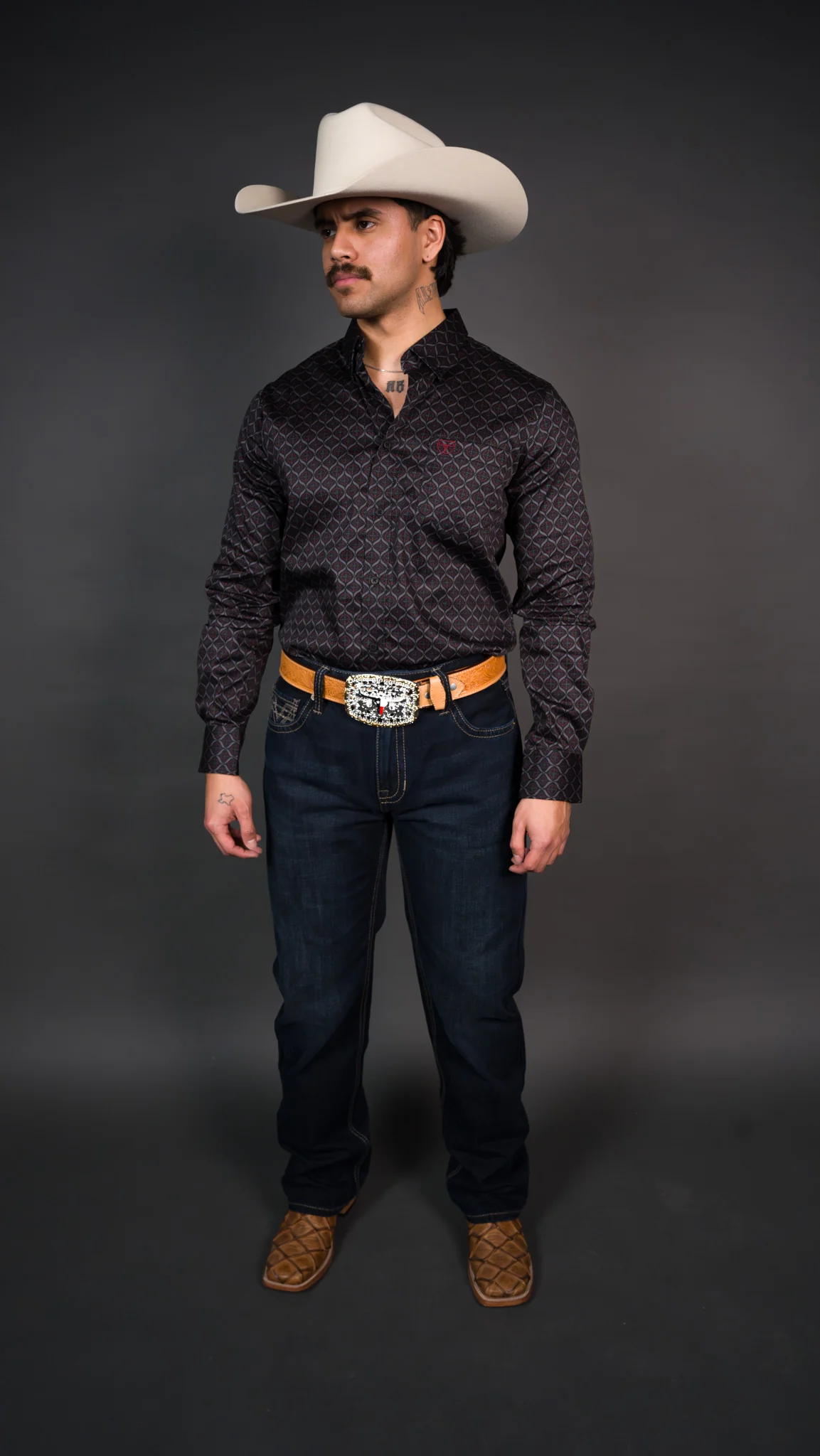Platini Long Sleeve Nelson Button-Up