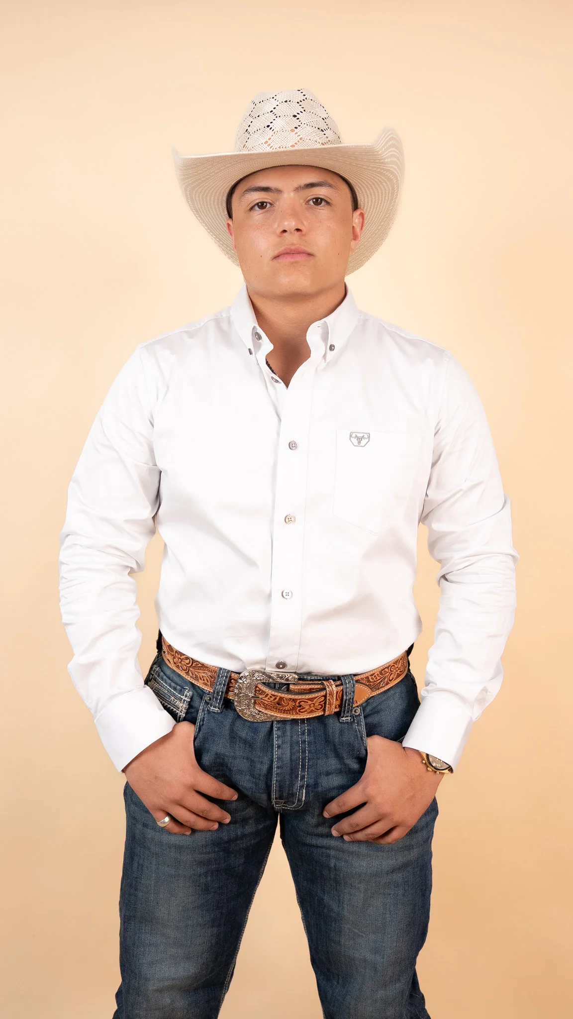 Platini Long Sleeve Rolex Button-Up - Image 7