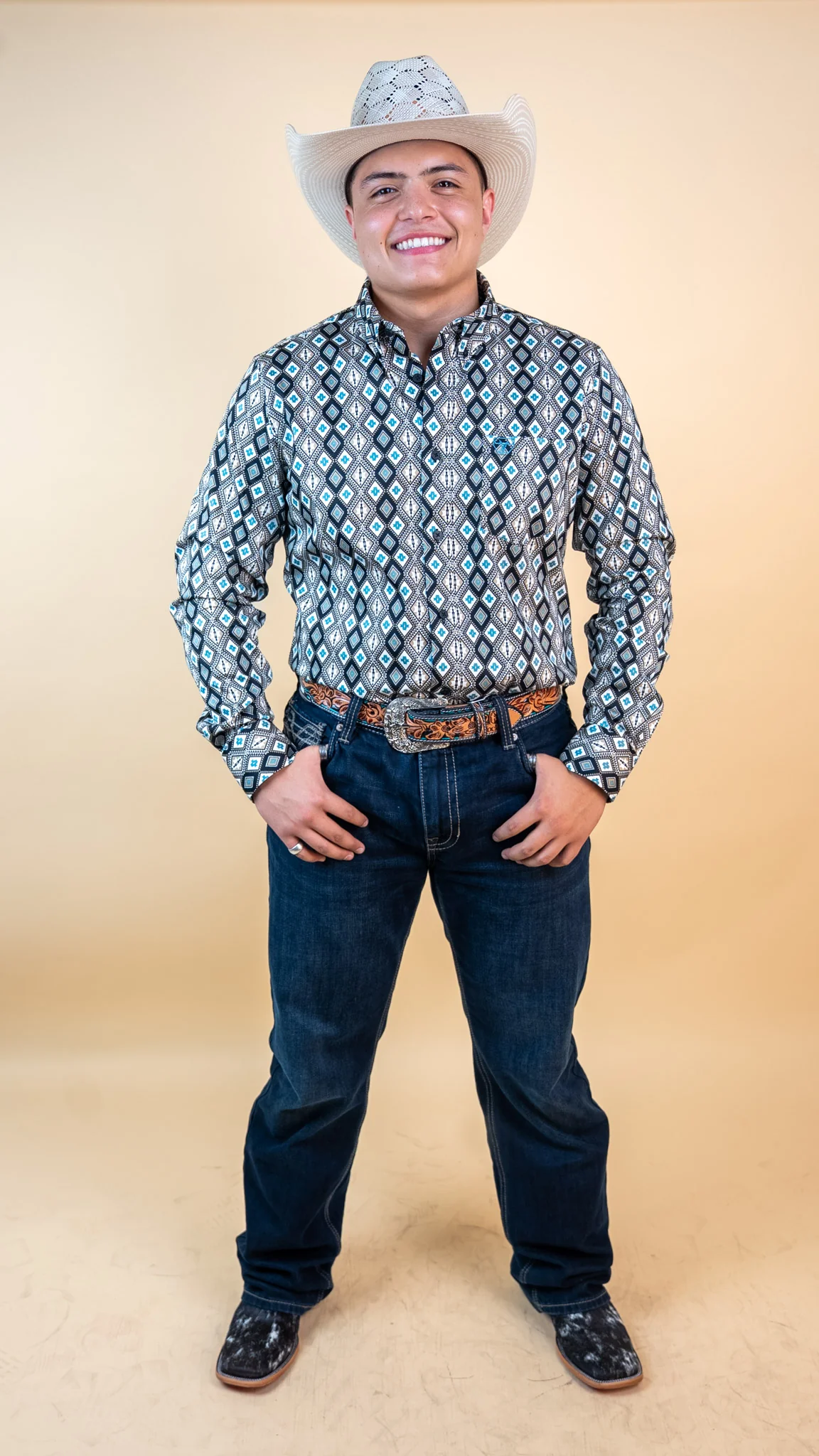 Platini Long Sleeve Scott Button-Up
