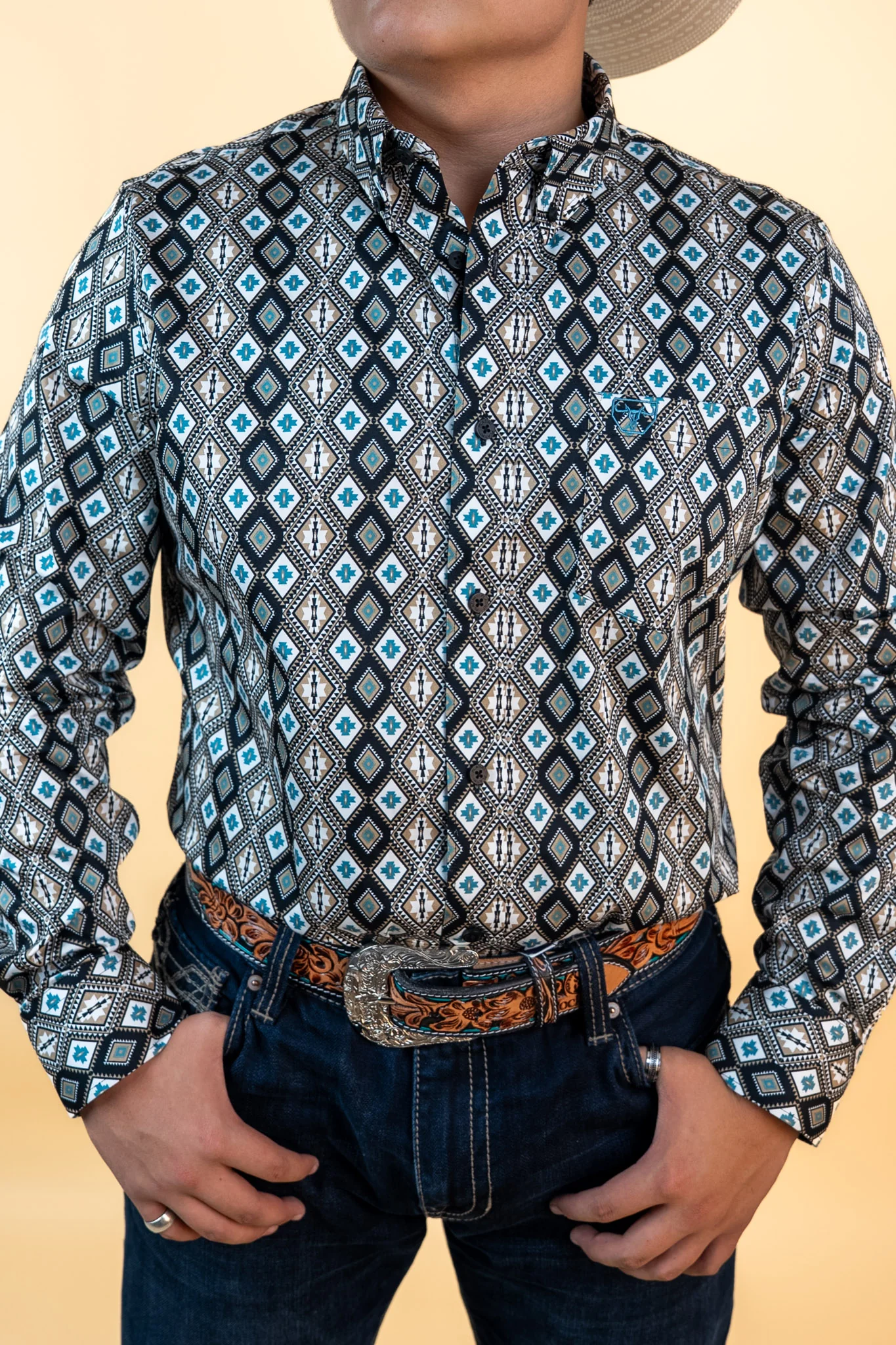 Platini Long Sleeve Scott Button-Up - Image 3