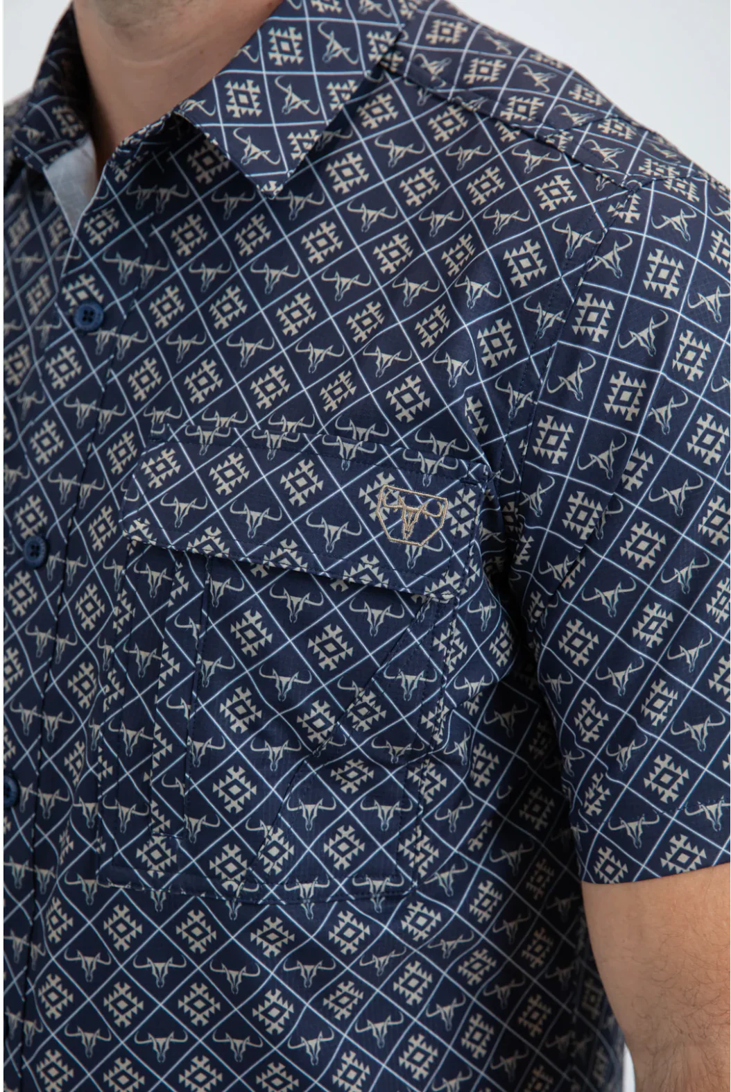 Platini Short Sleeve Jawhar Button Up - Image 3