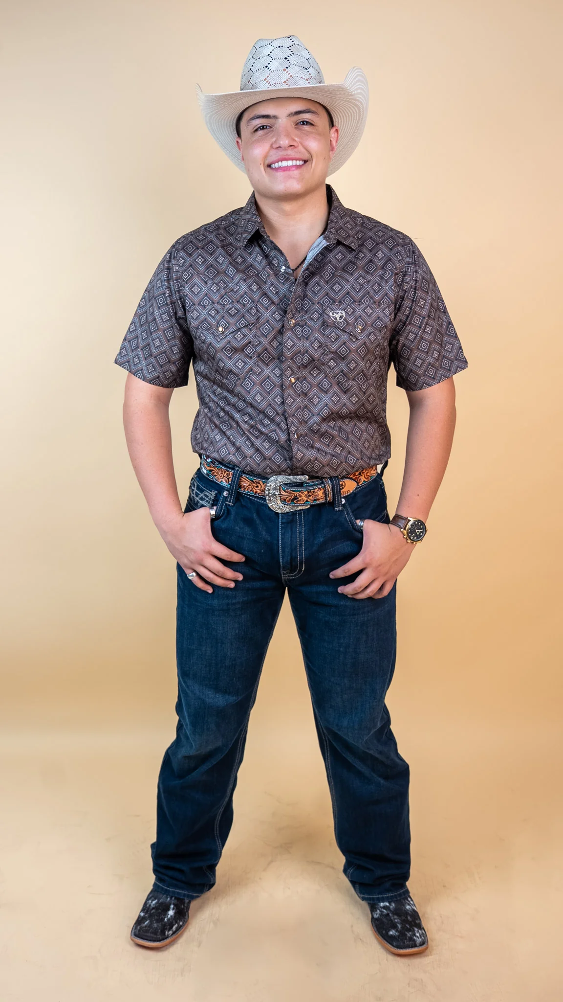 Platini Short Sleeve Kyle Pearl Snap