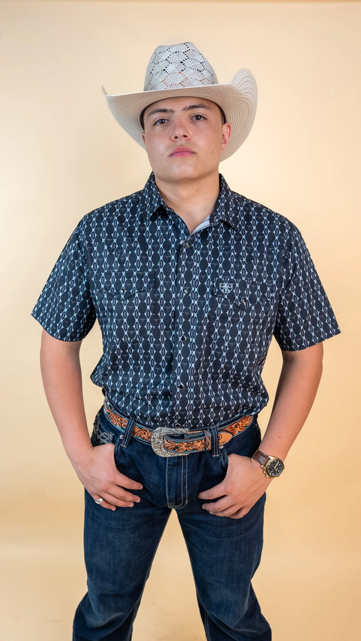 Platini Short Sleeve Wilson Pearl Snap - Image 4