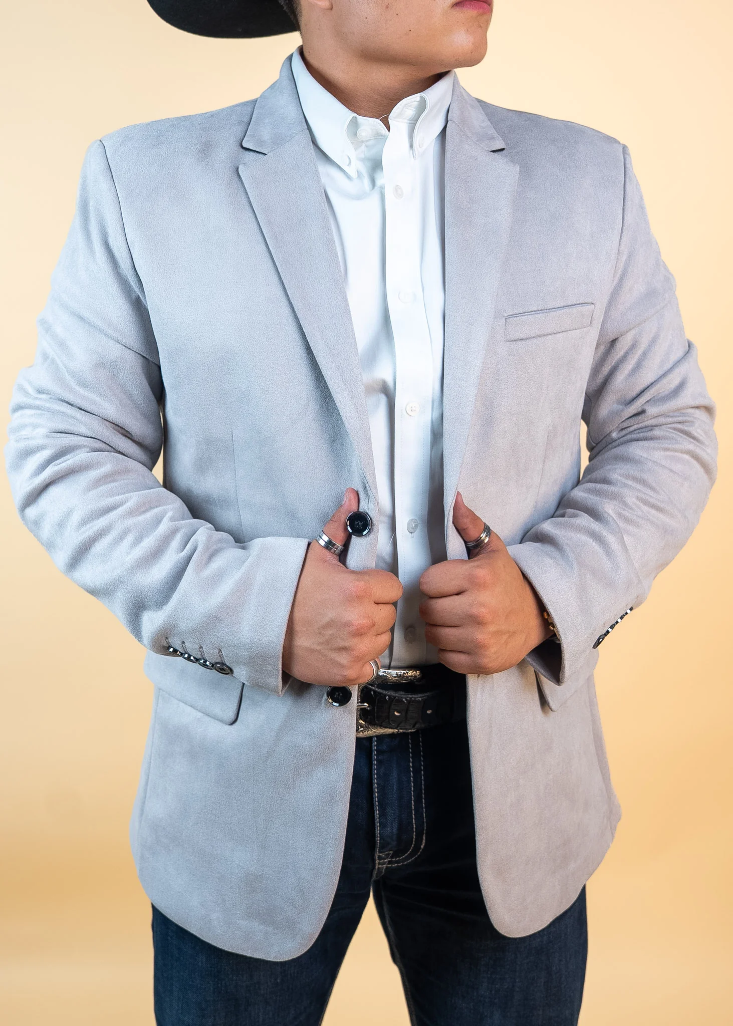 Platini Teddy Suede Blazer - Image 11