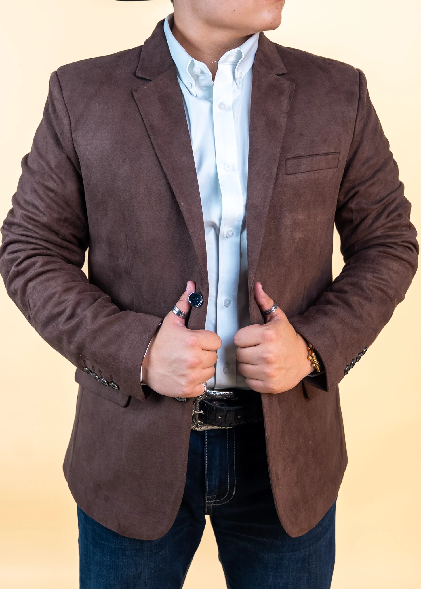 Platini Teddy Suede Blazer - Image 15