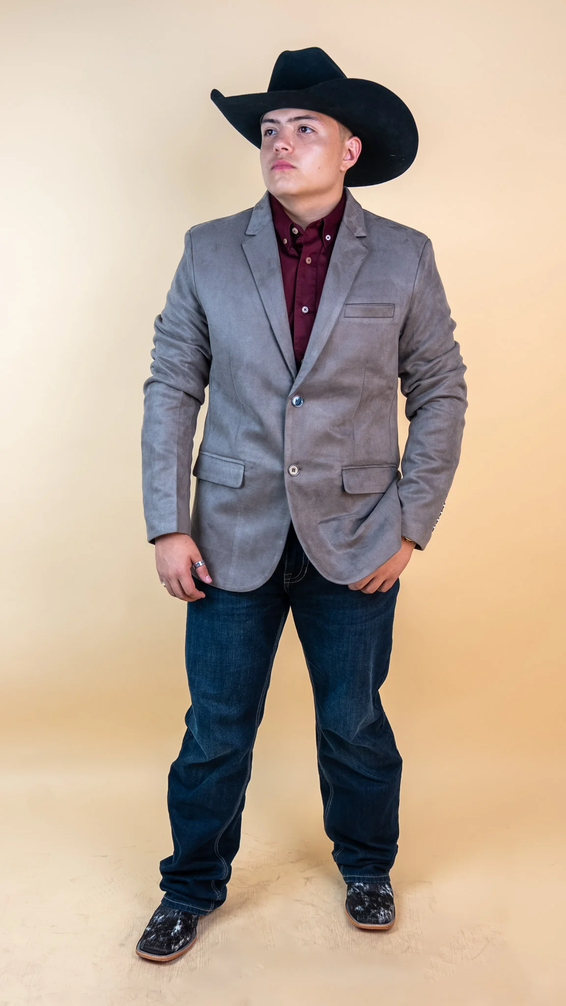 Platini Teddy Suede Blazer - Image 17