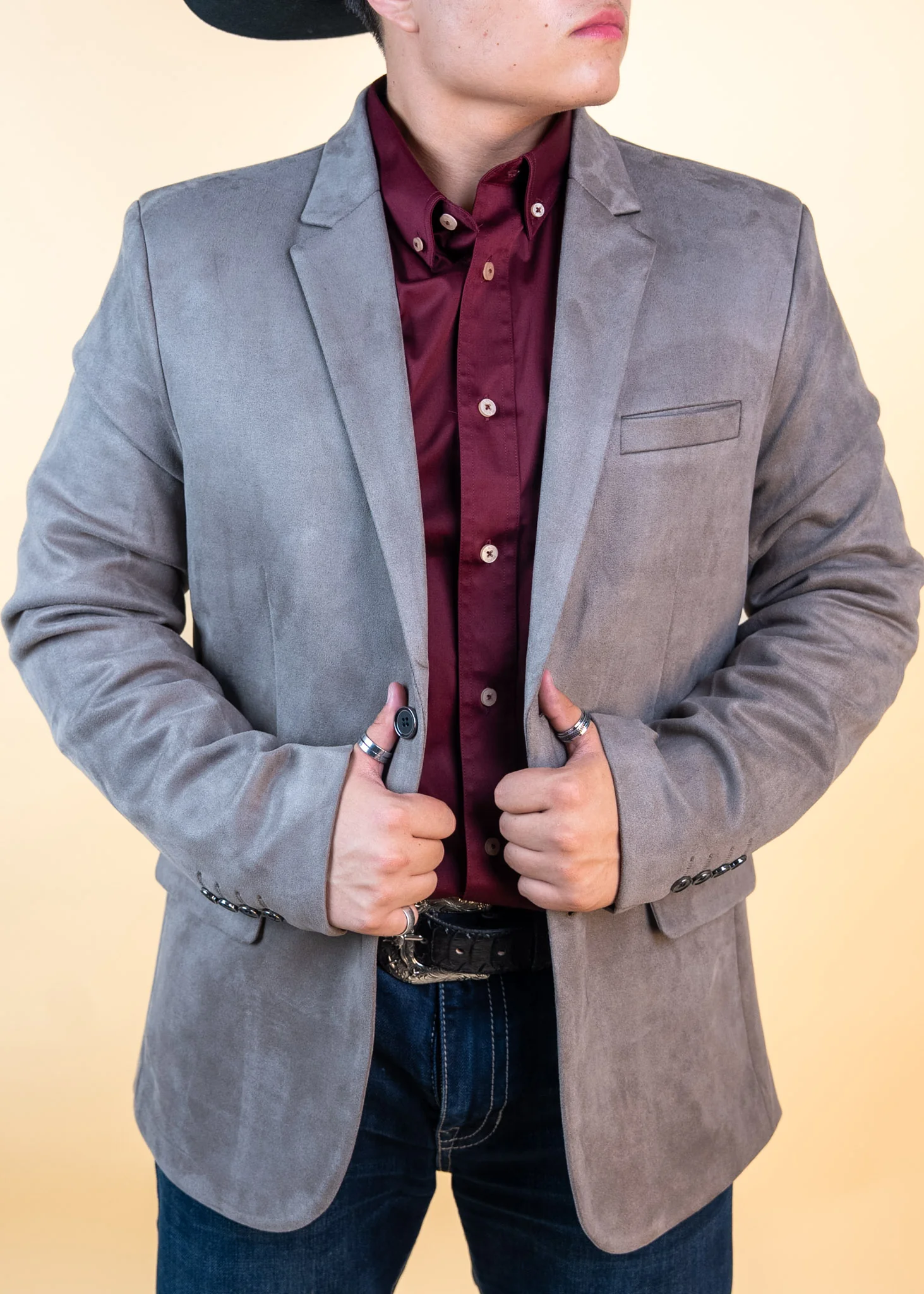 Platini Teddy Suede Blazer - Image 19