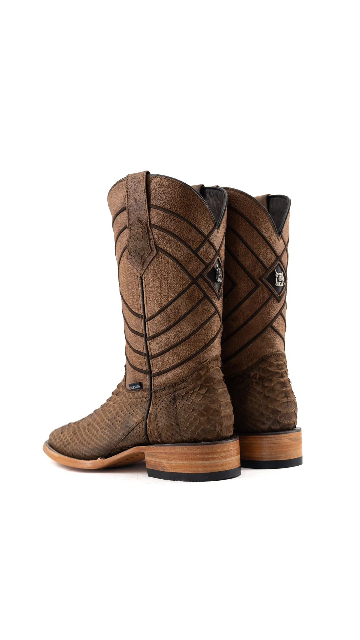 Prescott Python Exotic Square Cowboy Boot - Image 13
