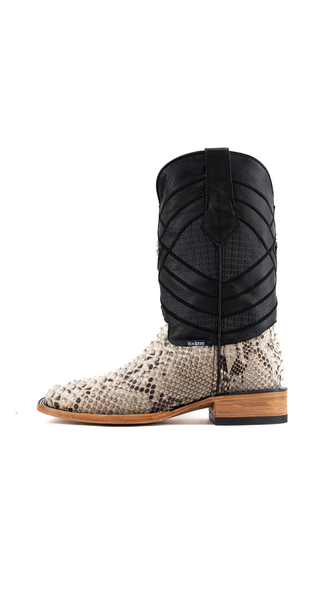 Prescott Python Exotic Square Cowboy Boot - Image 2