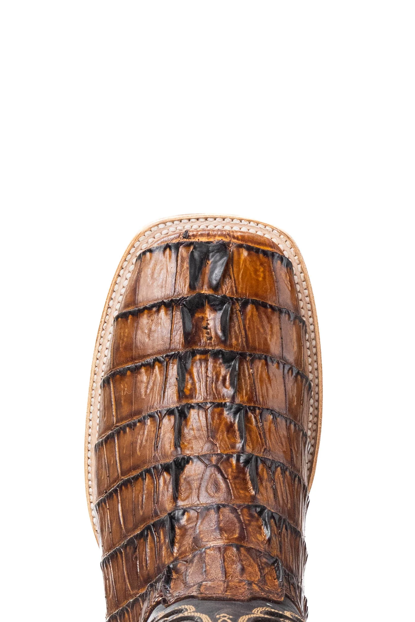 Bruce Caiman Tail Square Toe Cowboy Boot - Image 11
