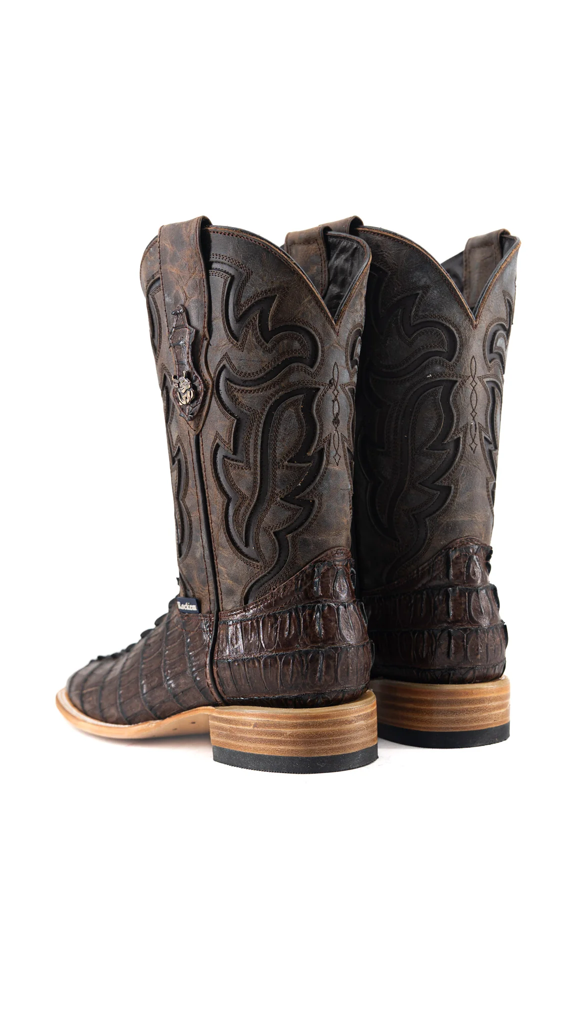 Bruce Caiman Tail Square Toe Cowboy Boot - Image 14