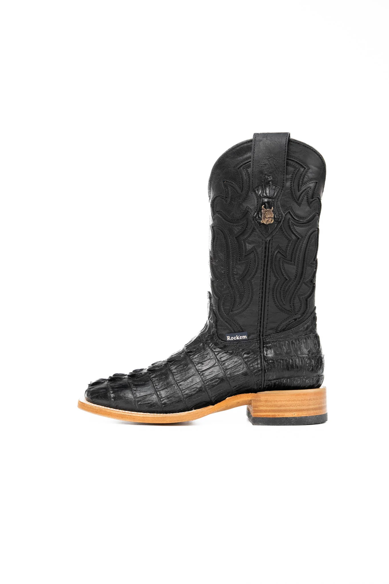 Bruce Caiman Tail Square Toe Cowboy Boot - Image 2