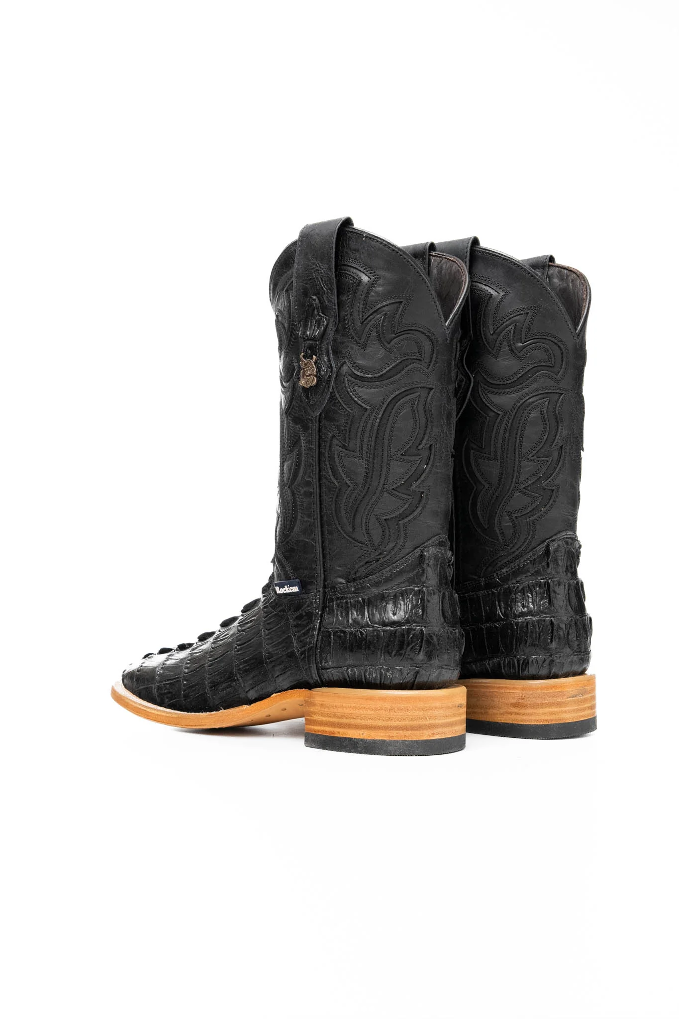 Bruce Caiman Tail Square Toe Cowboy Boot - Image 3