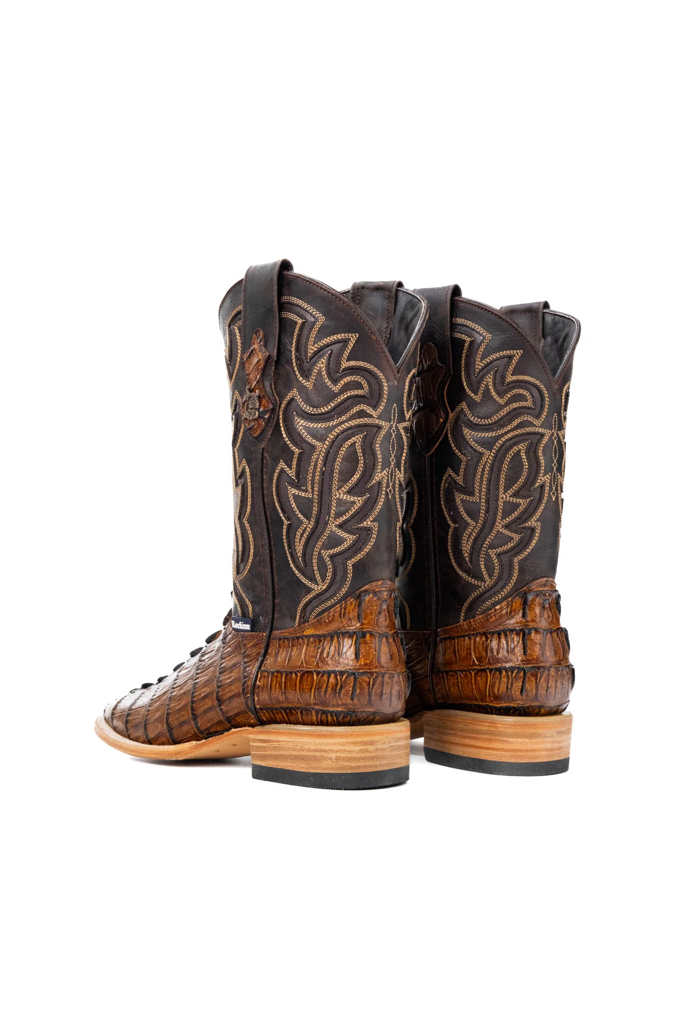 Bruce Caiman Tail Square Toe Cowboy Boot - Image 8