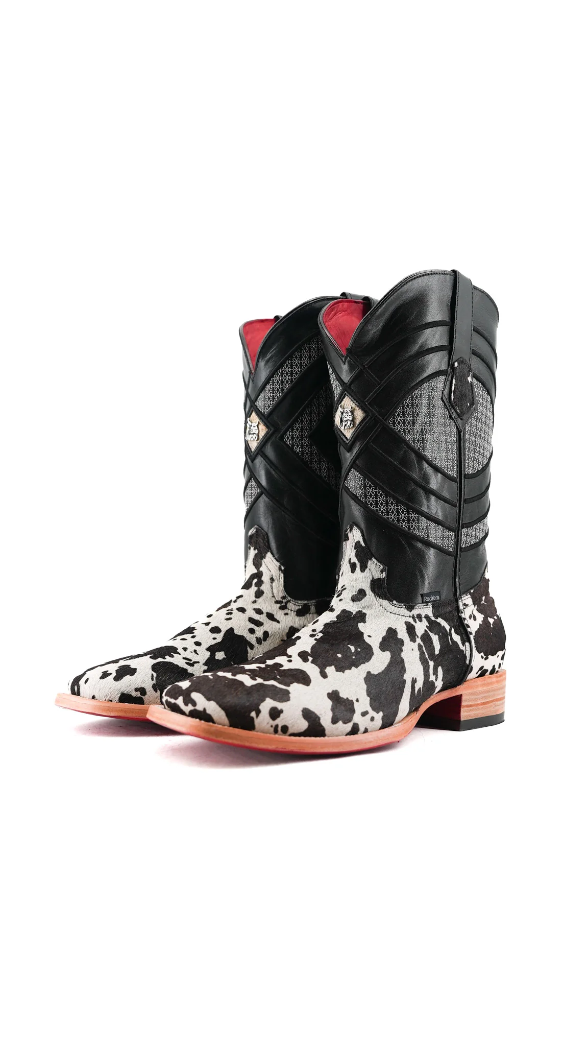 Prescott Cowhide Square Toe Cowboy Boot Size 13 Box RMF29