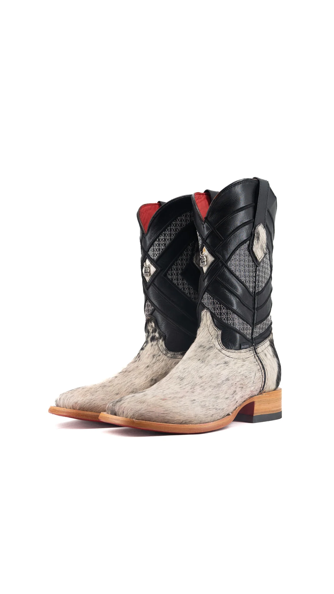 Prescott Cowhide Square Toe Cowboy Boot Size 6.5 Box QM8 FINAL SALE
