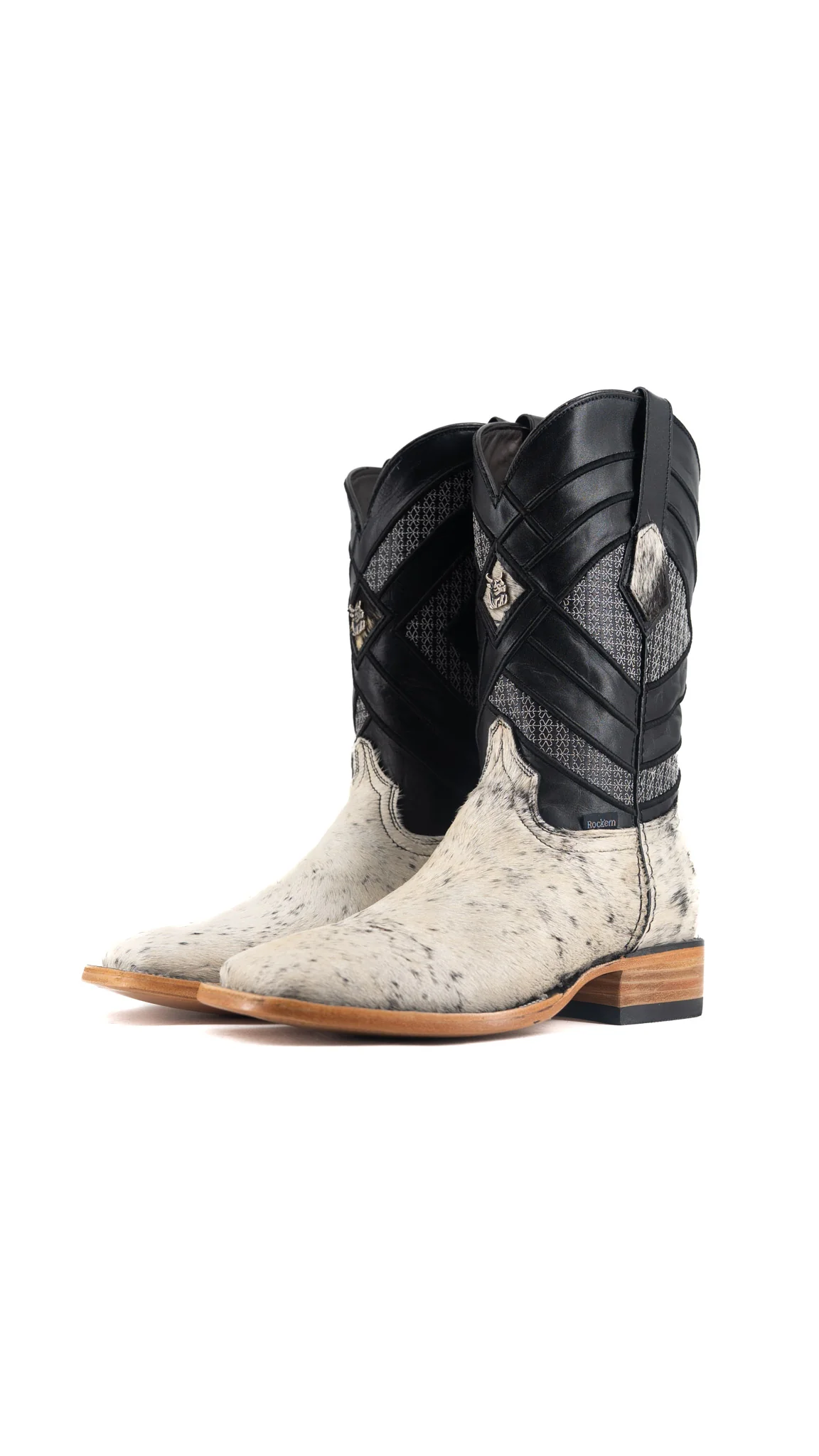 Prescott Cowhide Square Toe Cowboy Boot Size 6 Box QM5 FINAL SALE