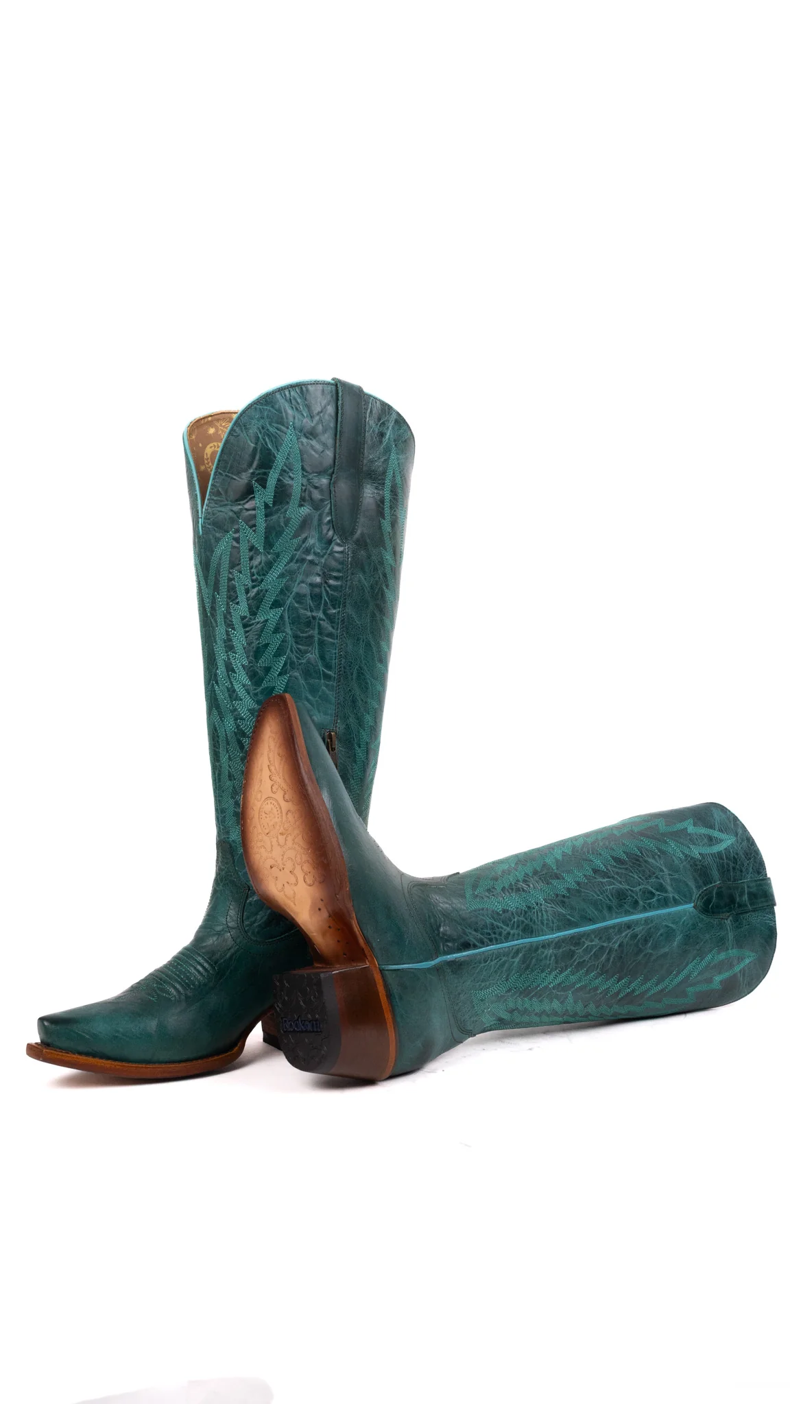 Presley Tall Wide Calf Snip Toe Cowgirl Boot - Image 10