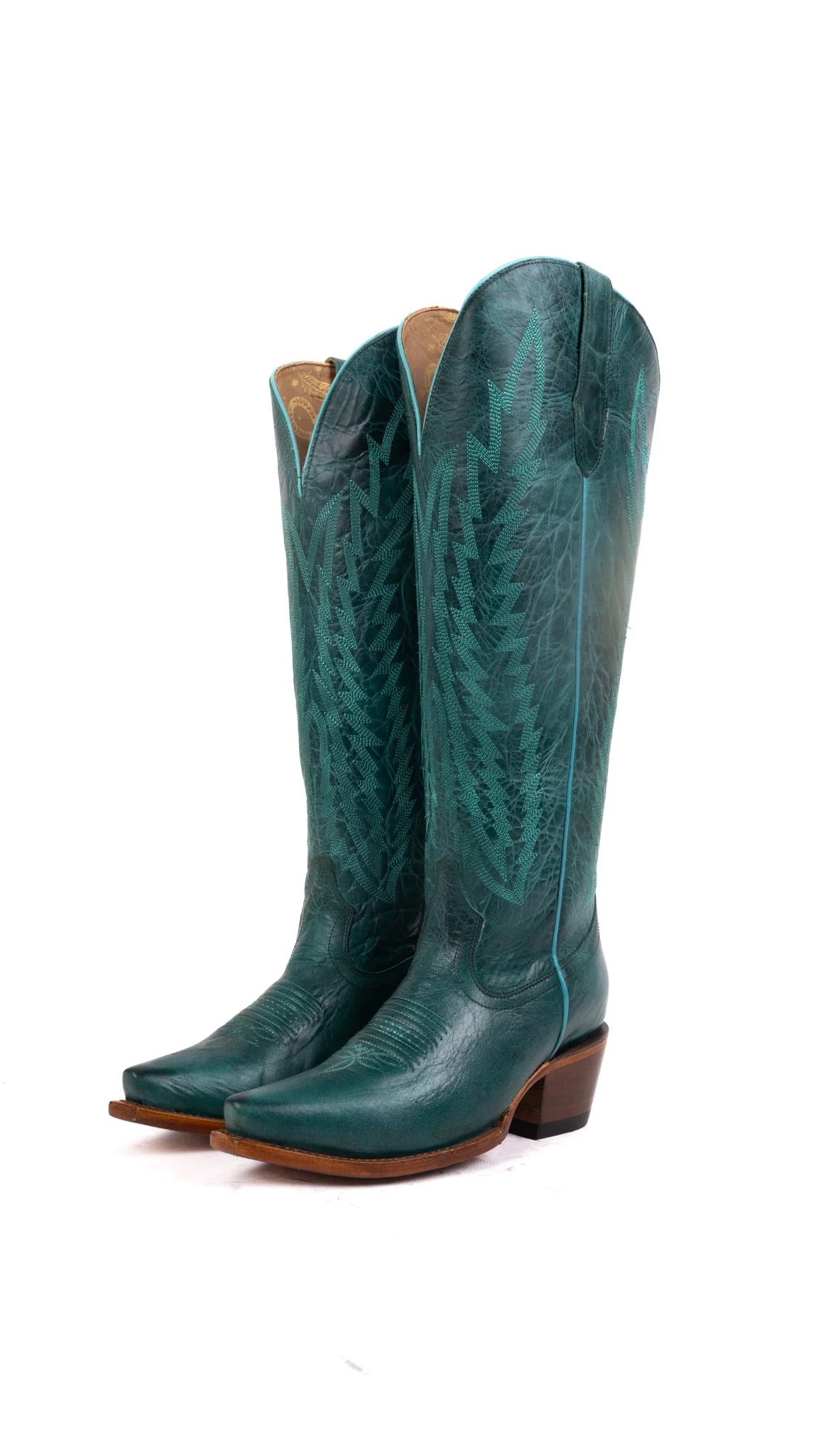 Presley Tall Wide Calf Snip Toe Cowgirl Boot - Image 7