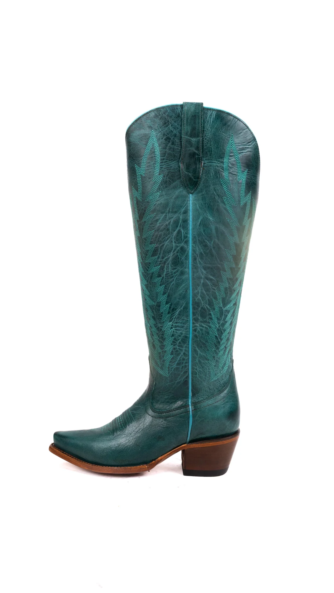 Presley Tall Wide Calf Snip Toe Cowgirl Boot - Image 8