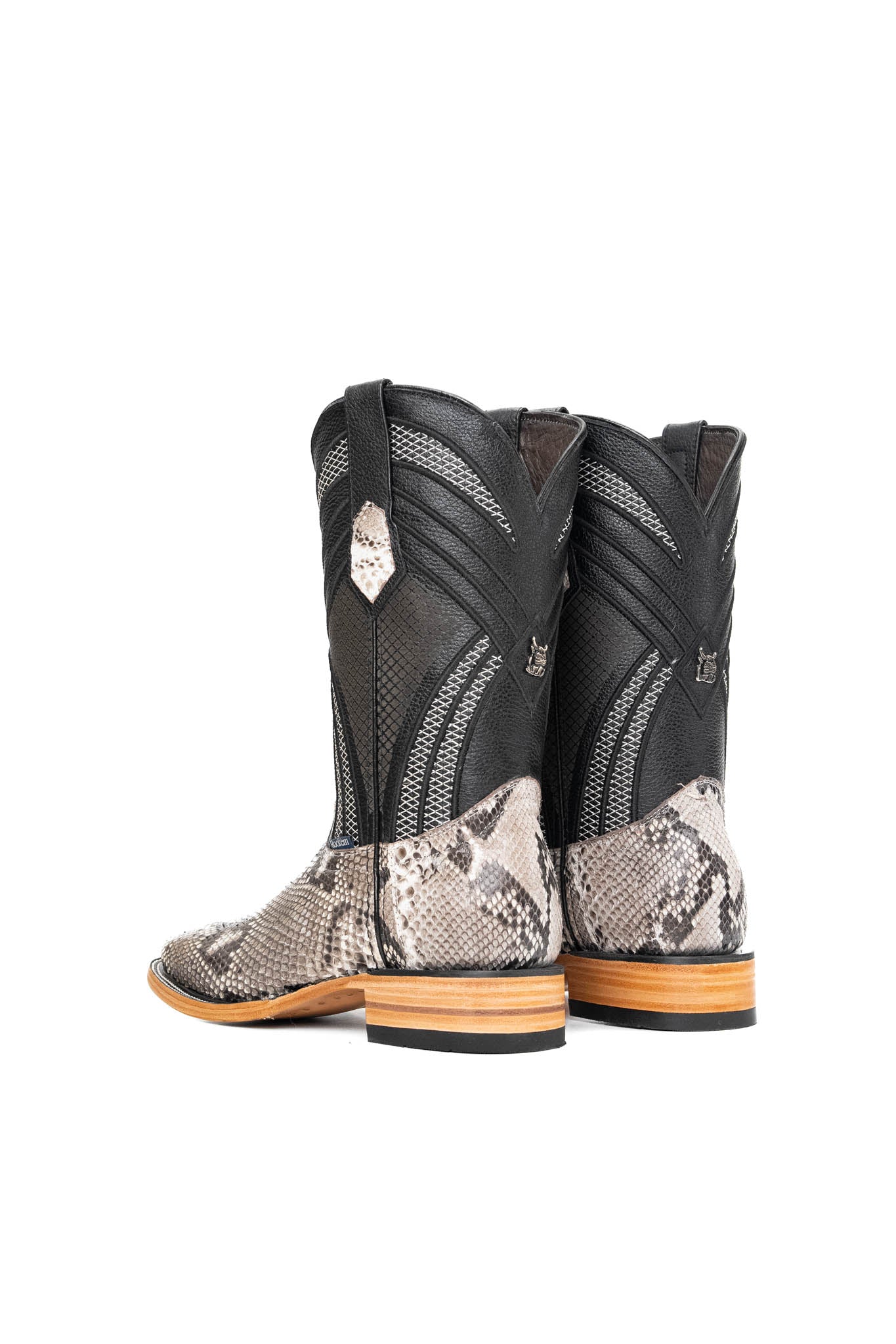 Monroe Python Belly Exotic Square Toe Cowboy Boot - Image 3