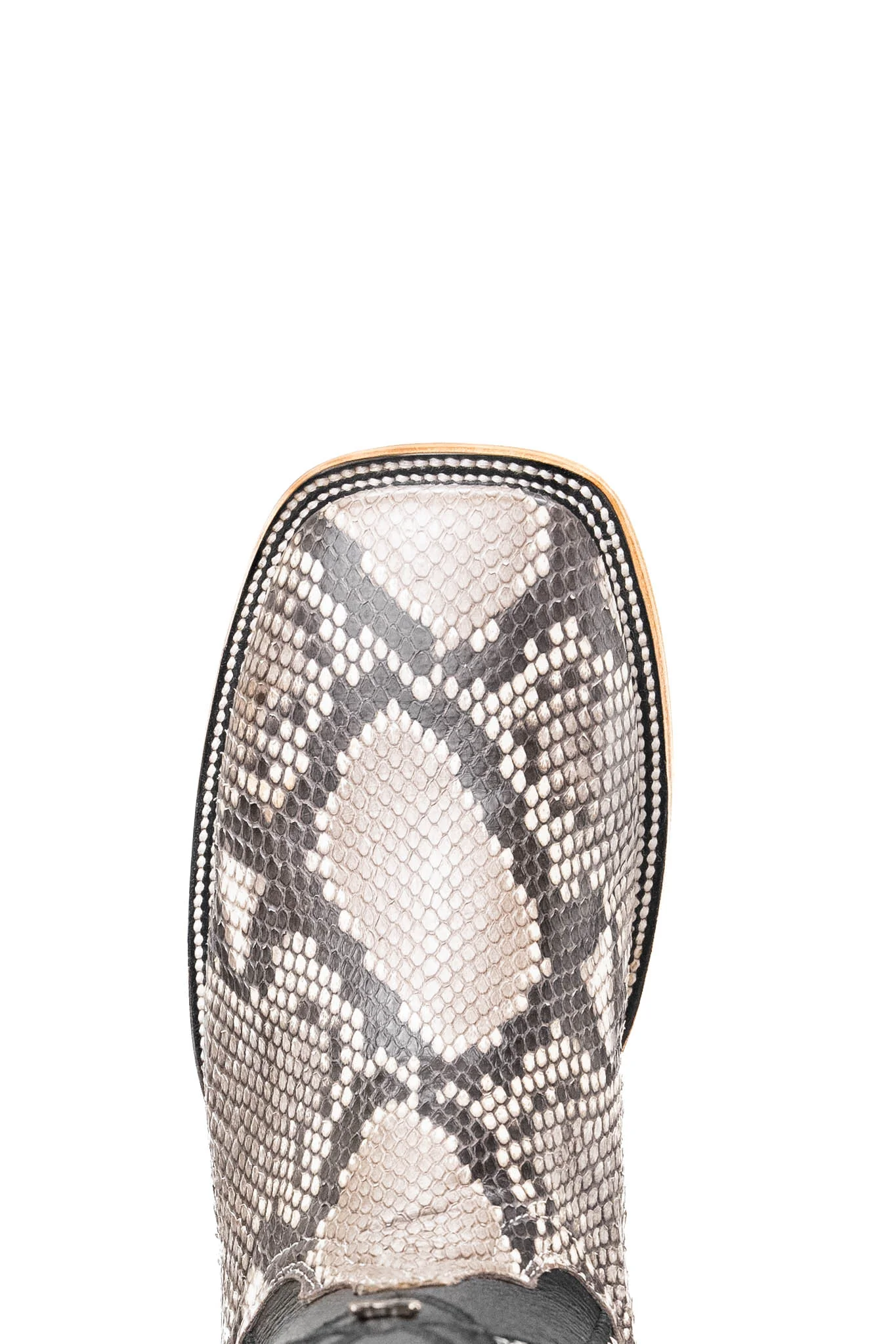 Monroe Python Belly Exotic Square Toe Cowboy Boot - Image 6