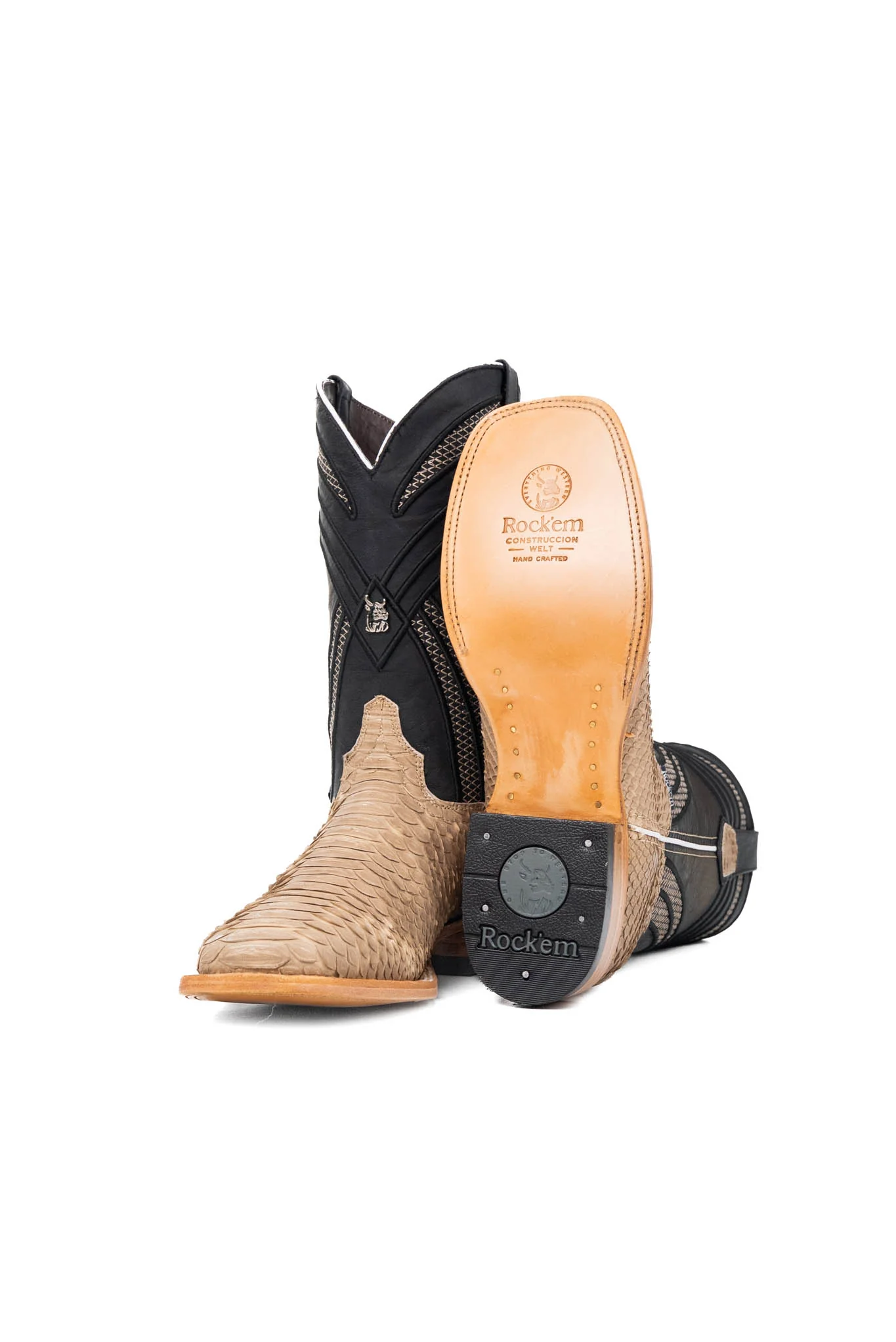 Monroe Python Square Toe Cowboy Boot - Image 10