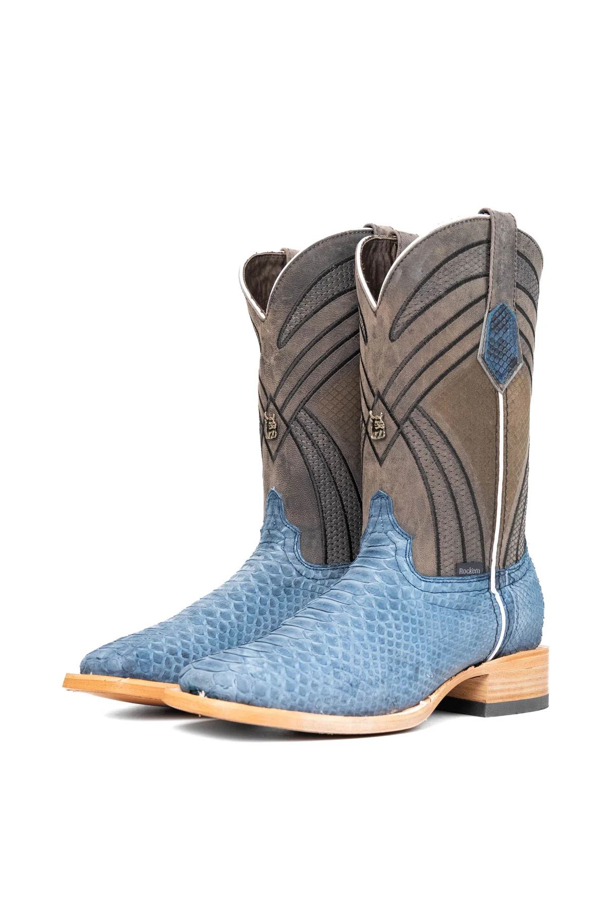 Monroe Python Square Toe Cowboy Boot - Image 13