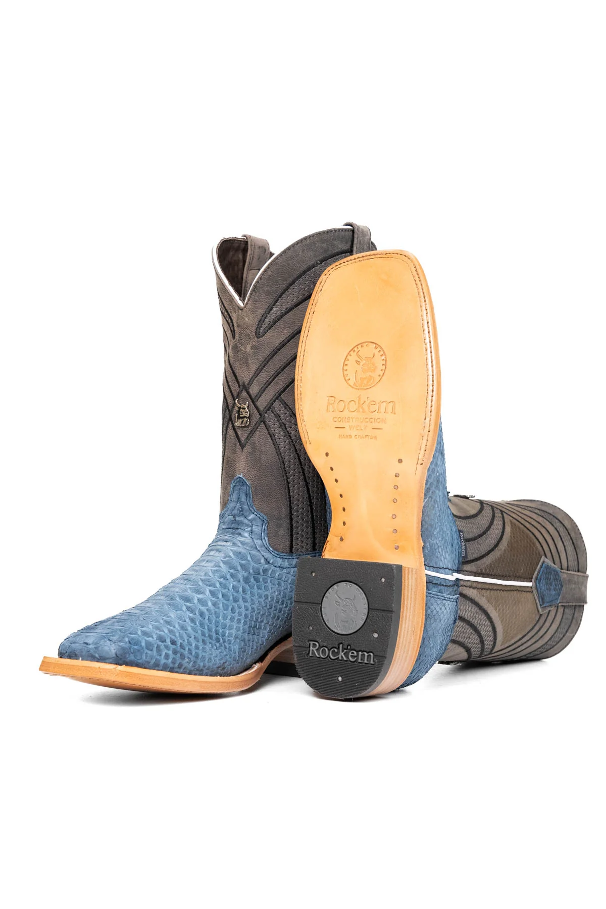 Monroe Python Square Toe Cowboy Boot - Image 17