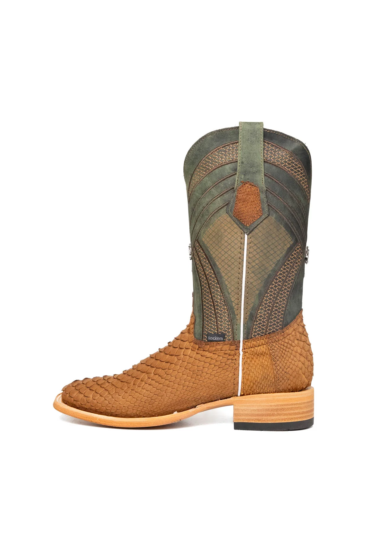 Monroe Python Square Toe Cowboy Boot - Image 20