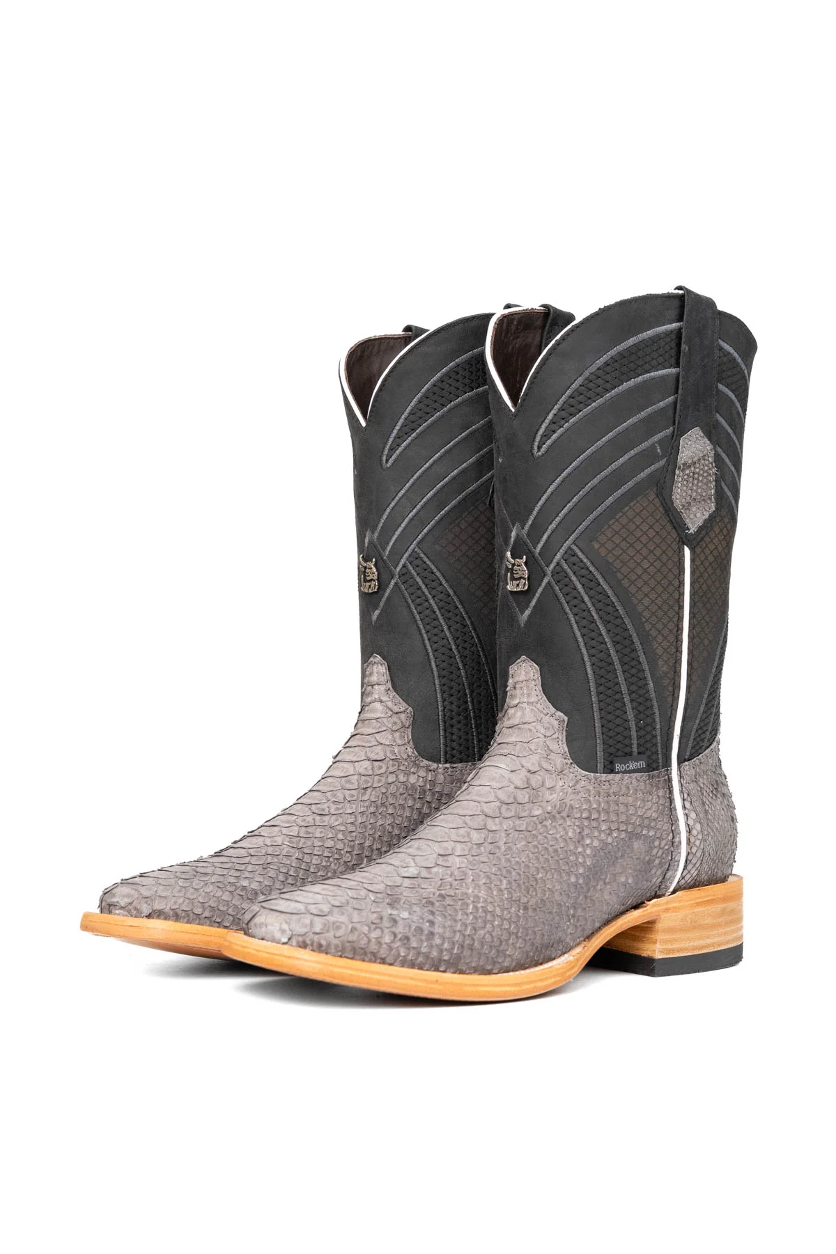 Monroe Python Square Toe Cowboy Boot - Image 25