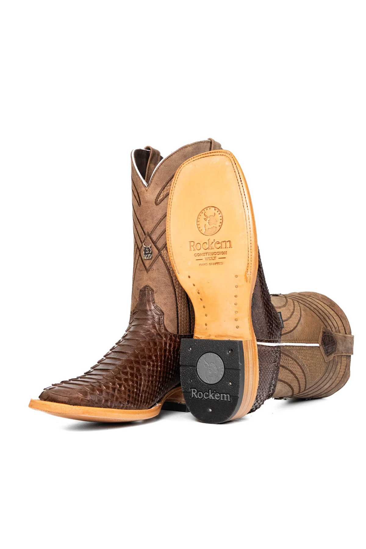 Monroe Python Square Toe Cowboy Boot - Image 35