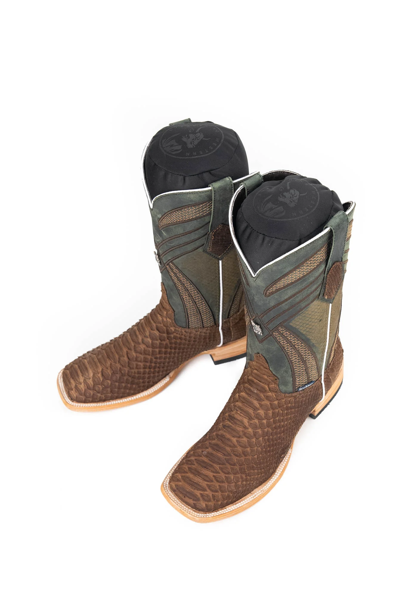 Monroe Python Square Toe Cowboy Boot - Image 5