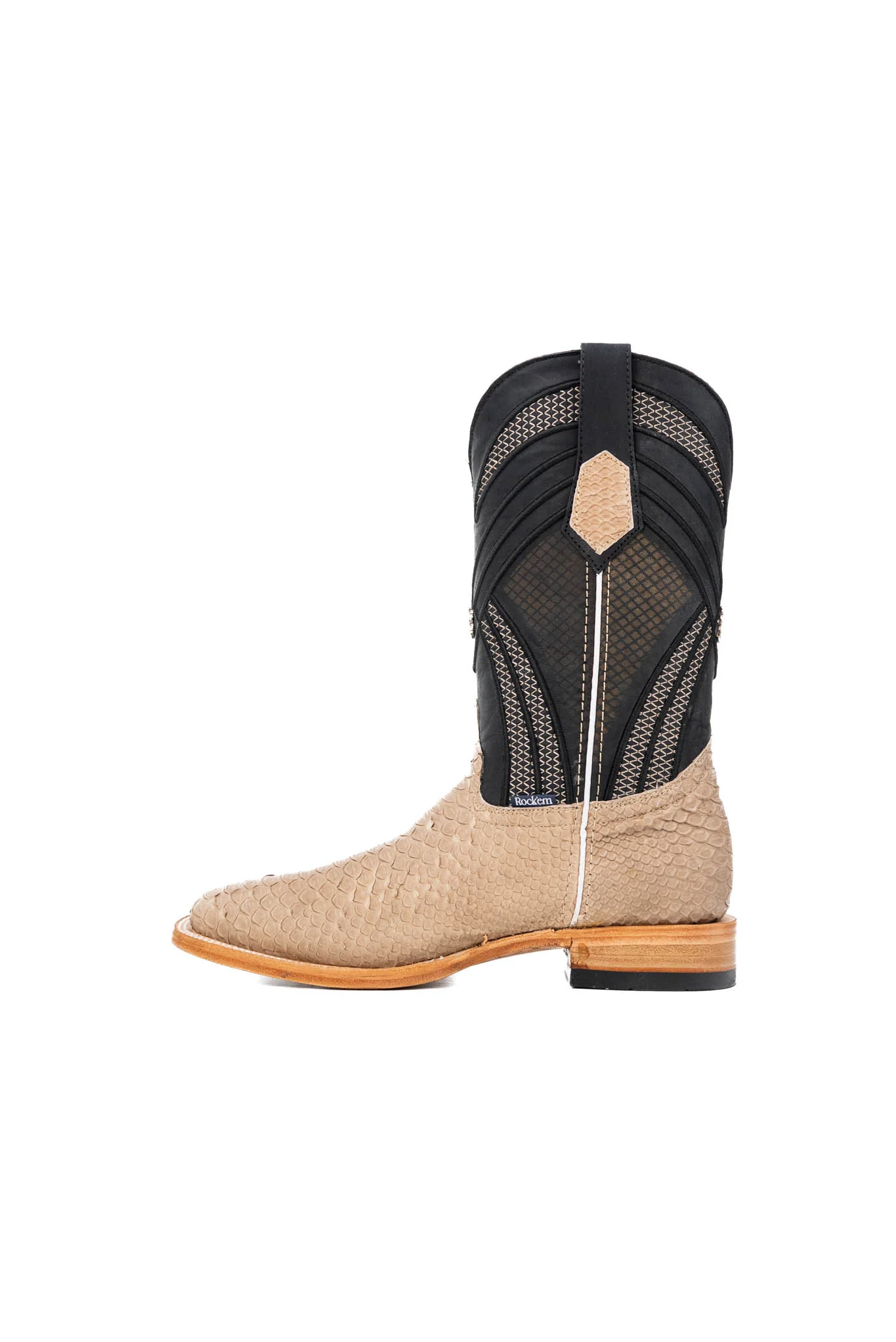 Monroe Python Square Toe Cowboy Boot - Image 8