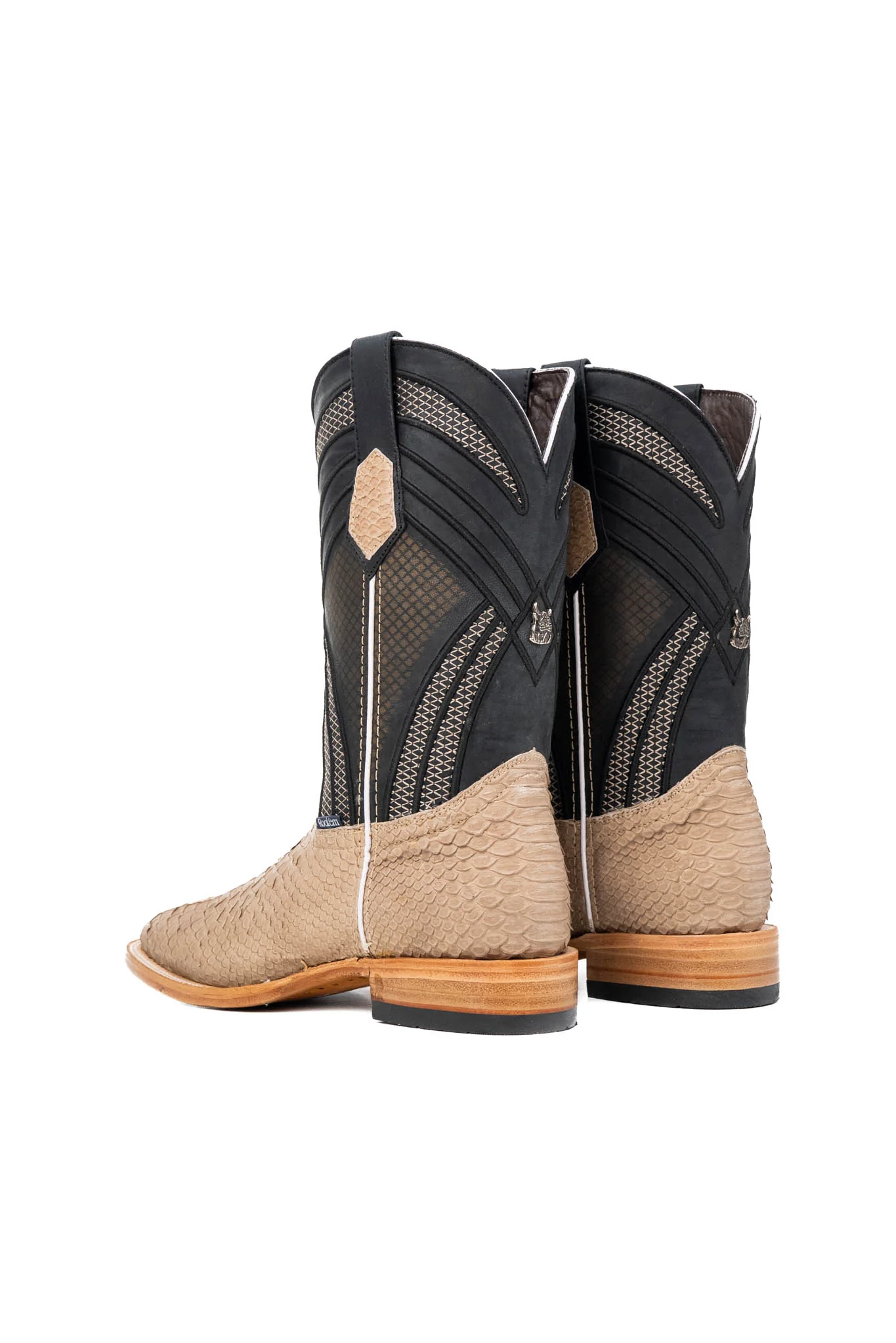 Monroe Python Square Toe Cowboy Boot - Image 9