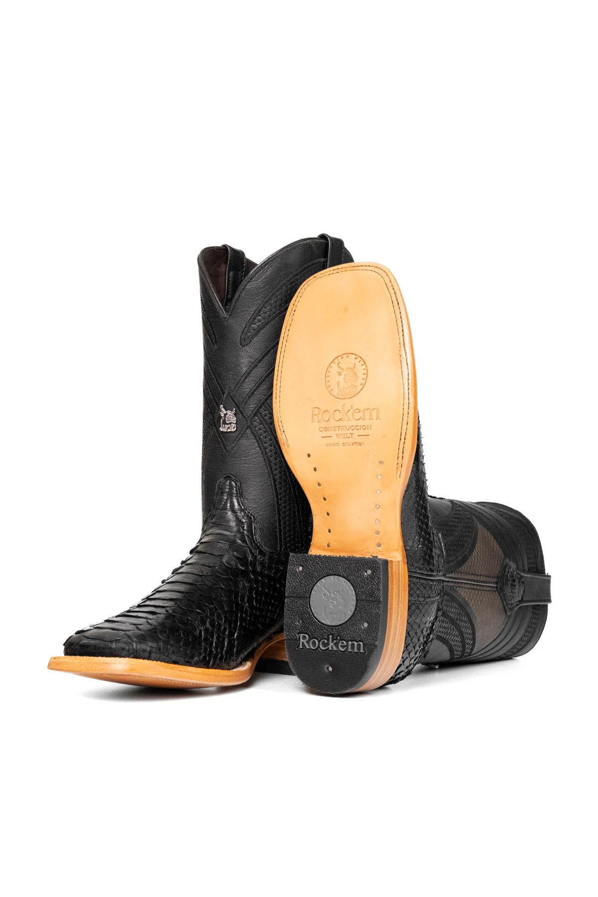 Monroe Python Square Toe Cowboy Boot - Image 11